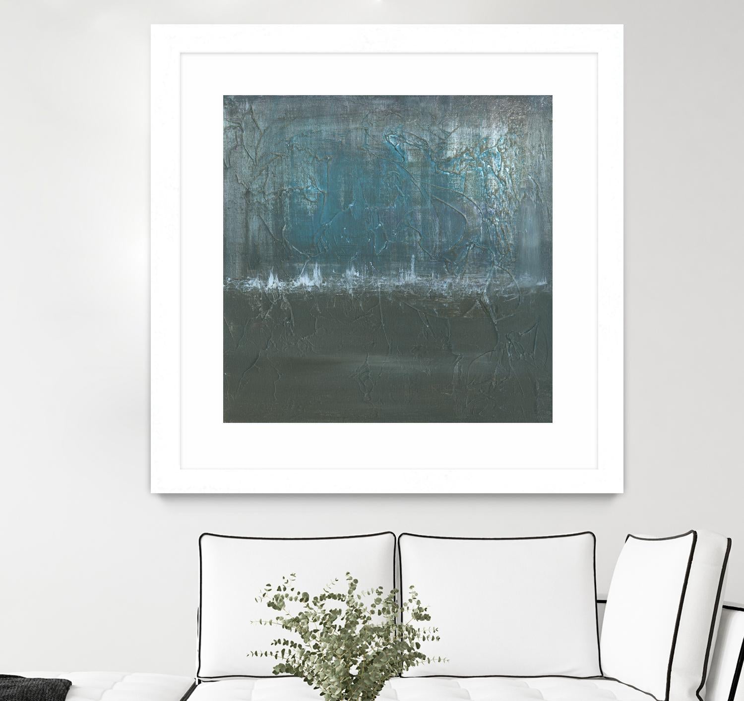 Silver of Twilight by Matt Leblanc on GIANT ART - grey abstract