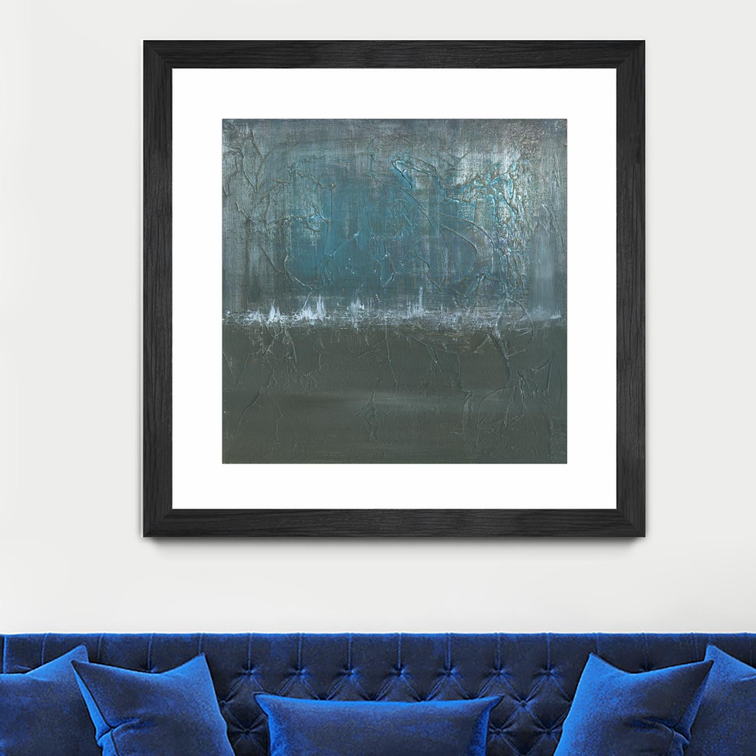 Silver of Twilight by Matt Leblanc on GIANT ART - grey abstract