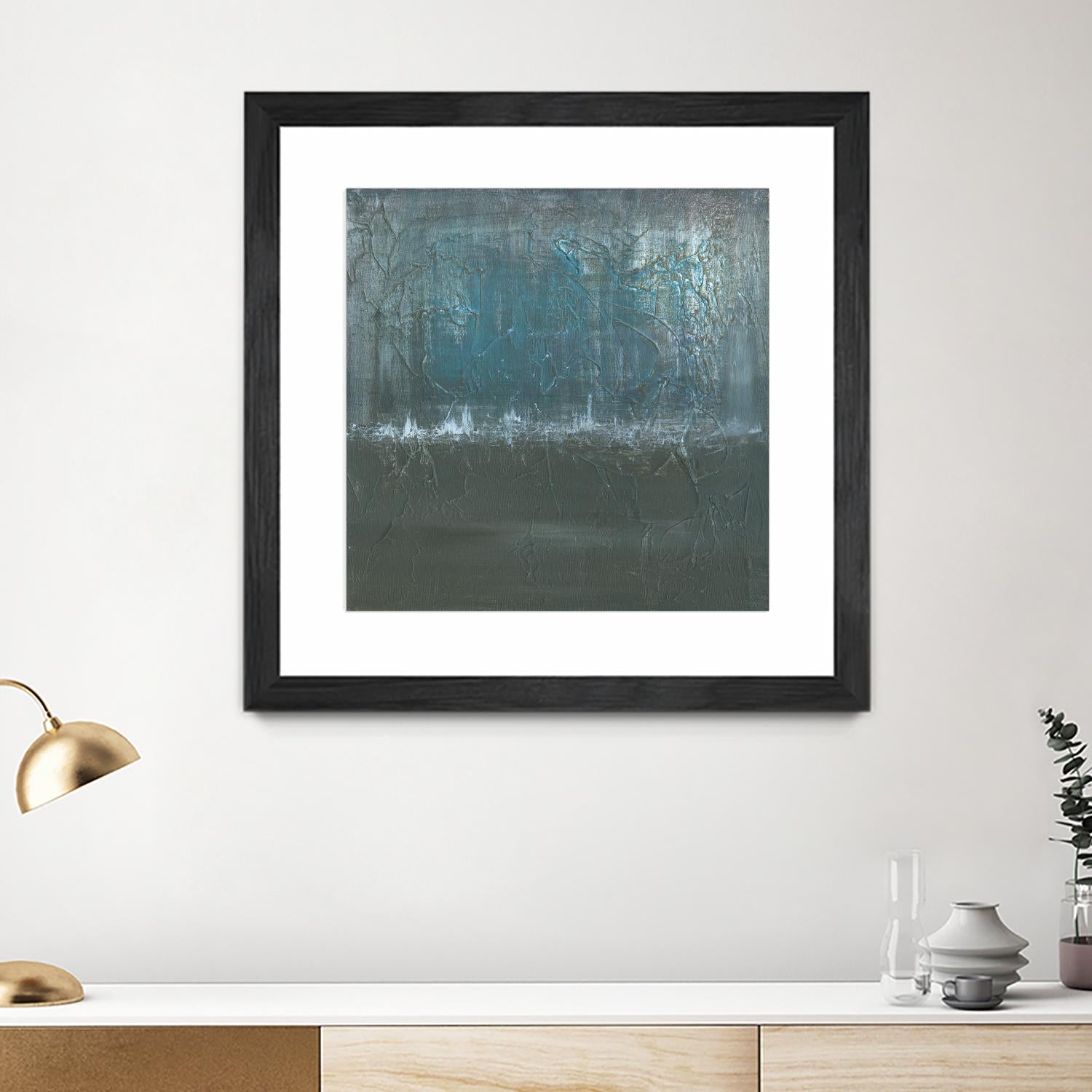 Silver of Twilight by Matt Leblanc on GIANT ART - grey abstract
