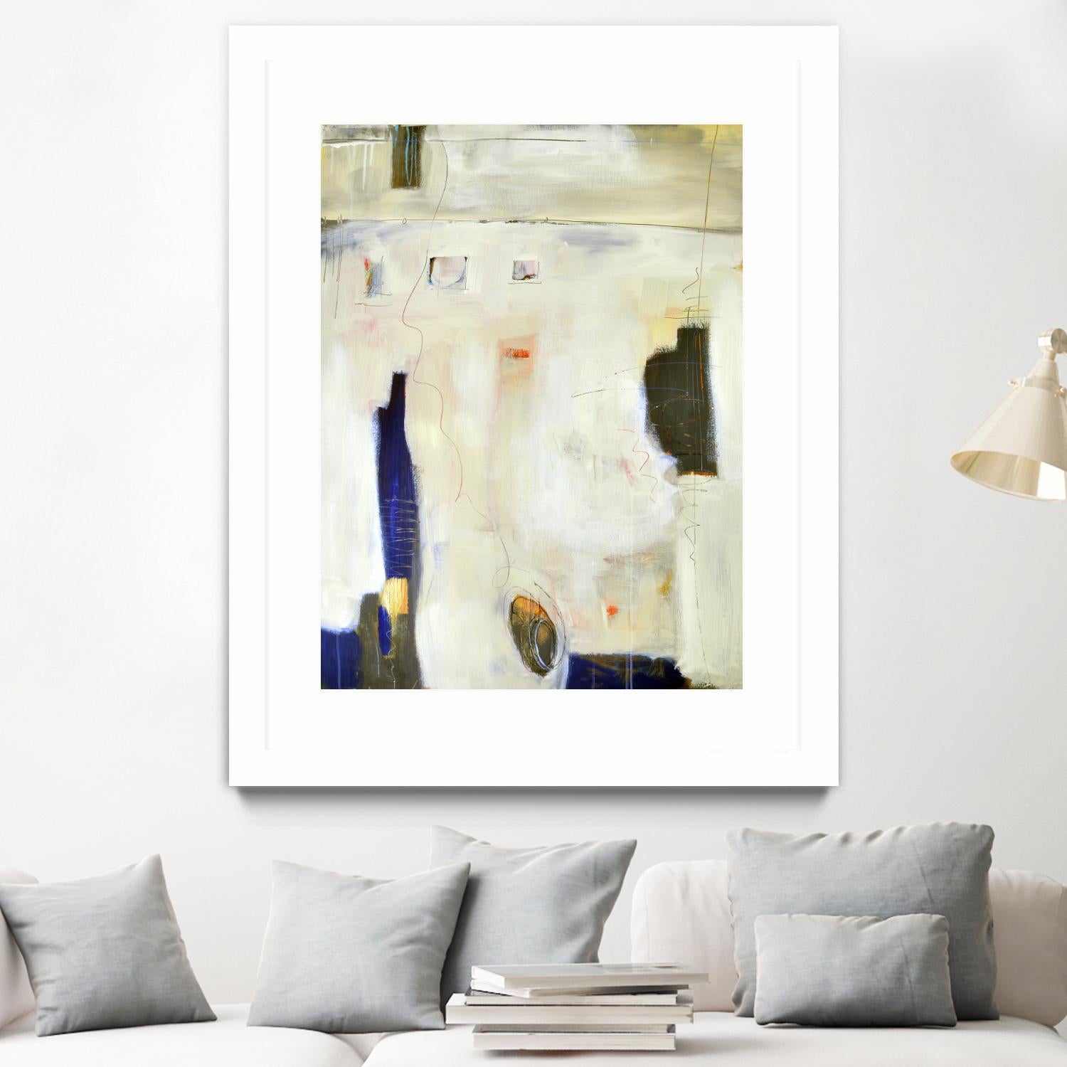 Unwind II by Mark Pulliam on GIANT ART - blue abstract