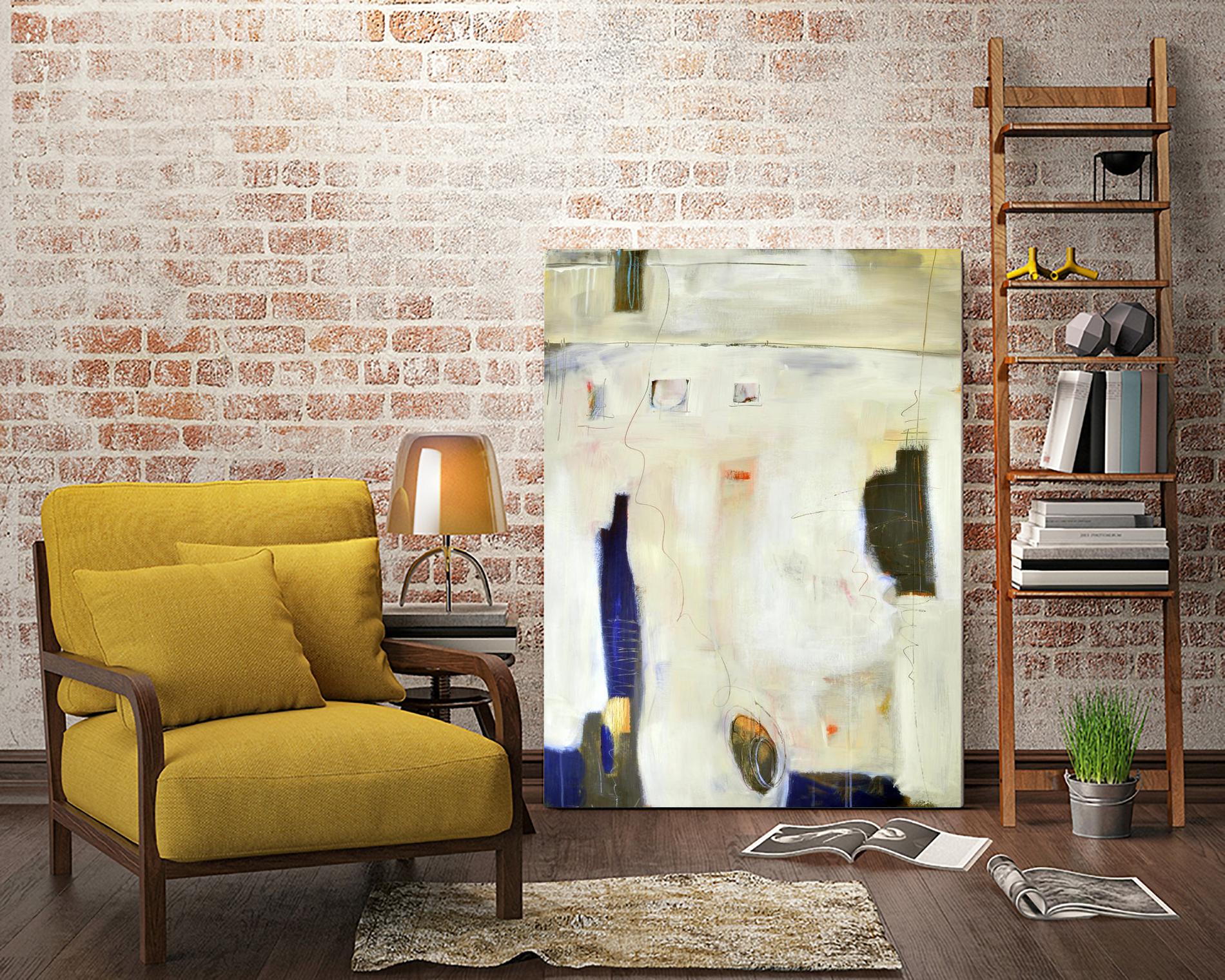 Unwind II by Mark Pulliam on GIANT ART - blue abstract