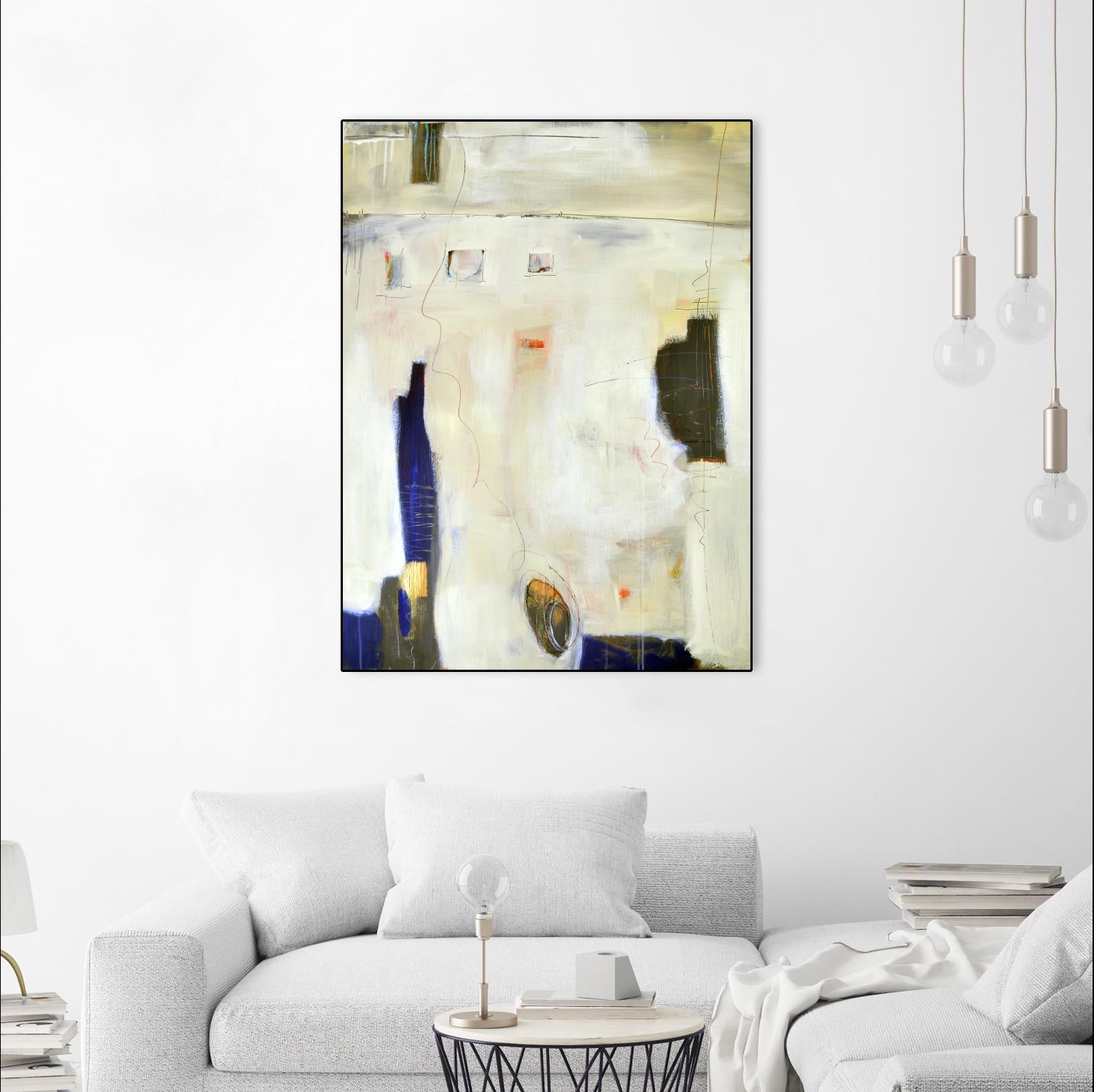 Unwind II by Mark Pulliam on GIANT ART - blue abstract