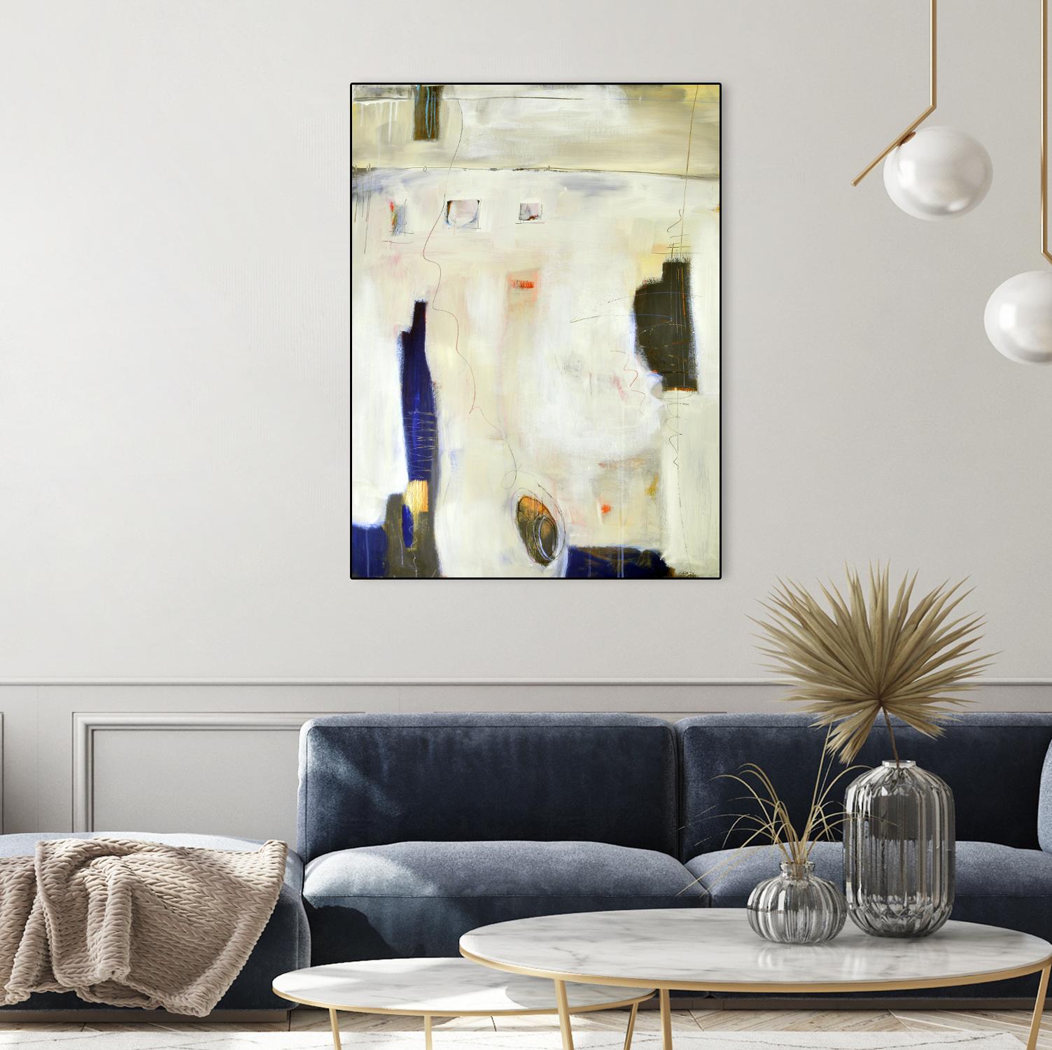 Unwind II by Mark Pulliam on GIANT ART - blue abstract