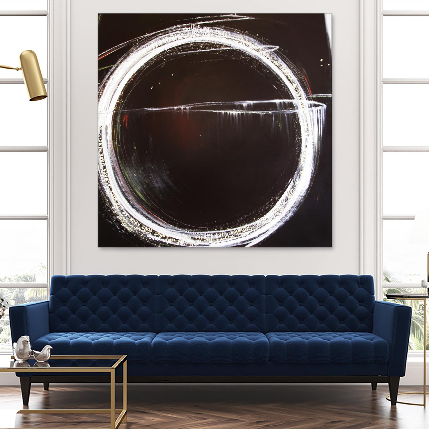 The Kiss by Mark Pulliam on GIANT ART - white abstract