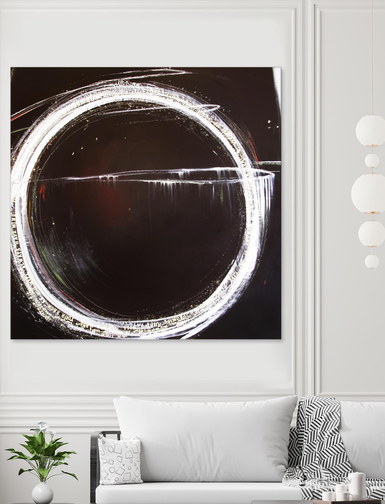 The Kiss by Mark Pulliam on GIANT ART - white abstract