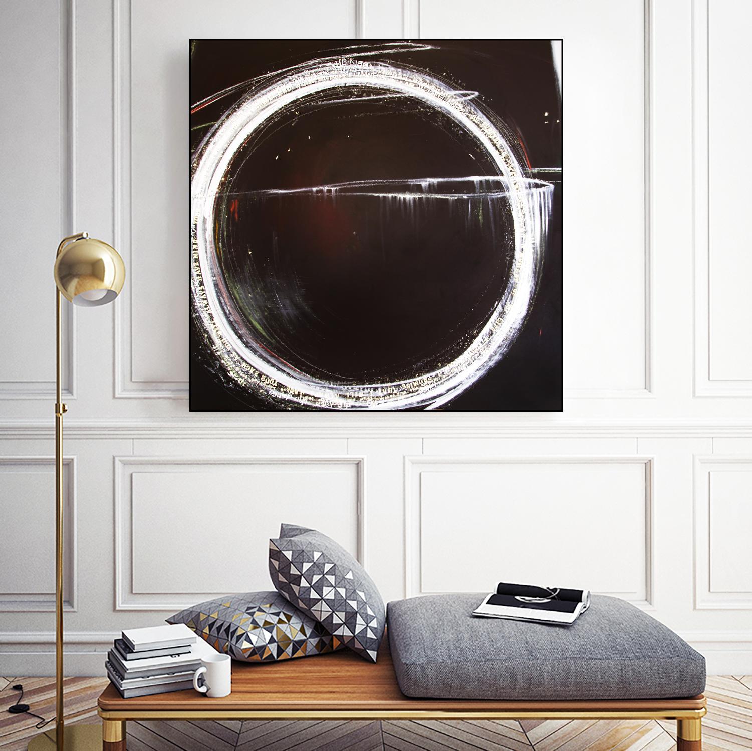 The Kiss by Mark Pulliam on GIANT ART - white abstract