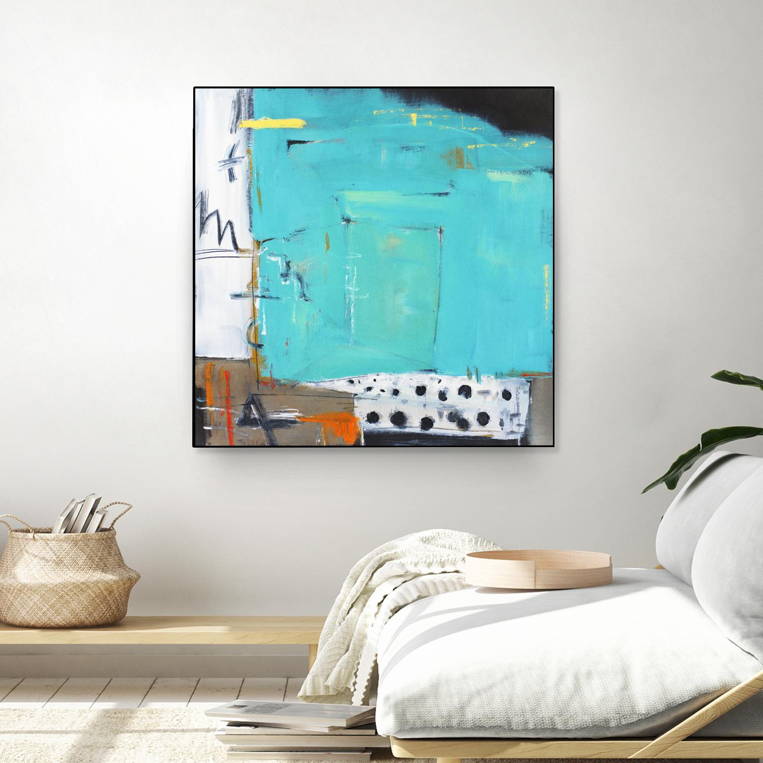 Ocean Side Café by Mark Pulliam on GIANT ART - white abstract