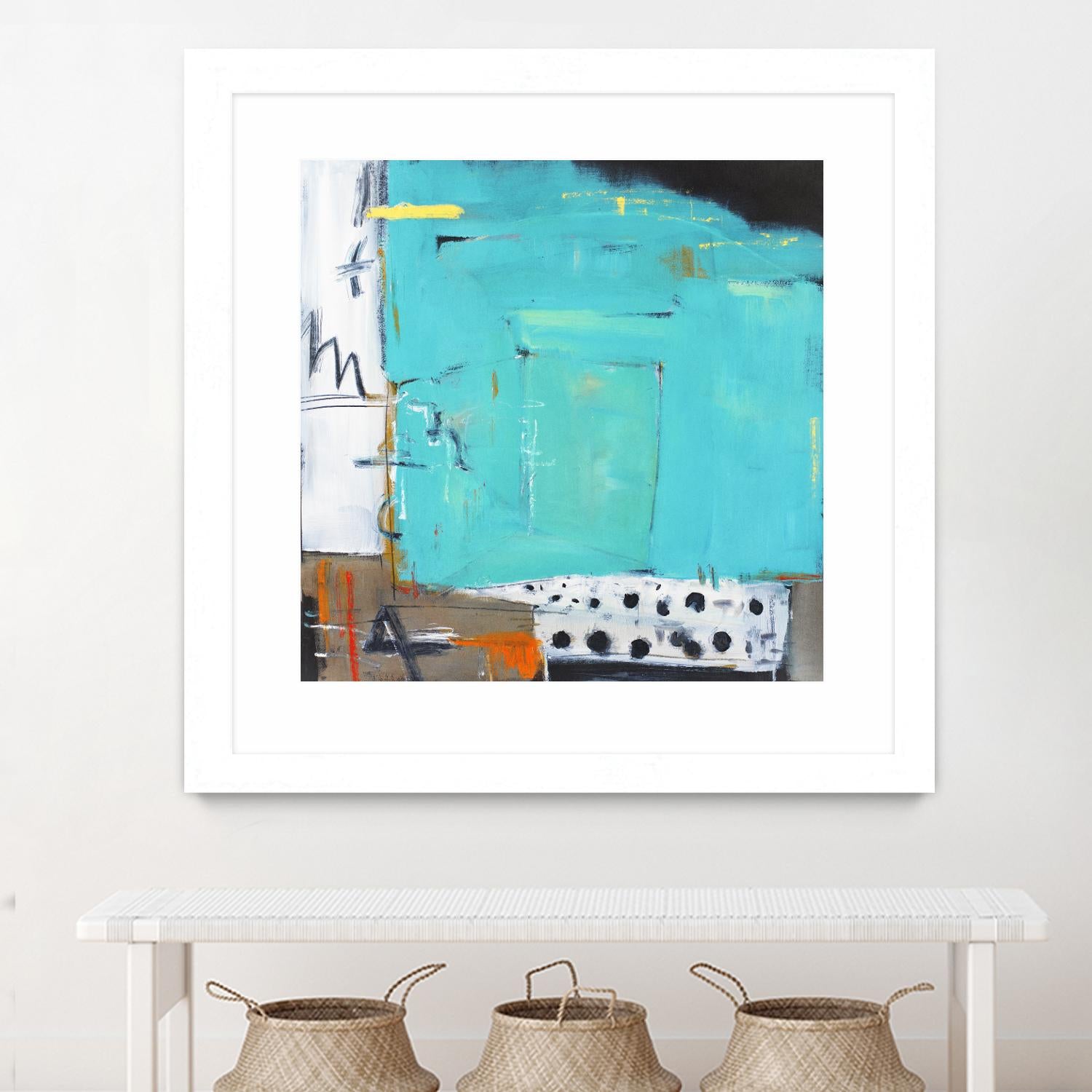 Ocean Side Café by Mark Pulliam on GIANT ART - white abstract