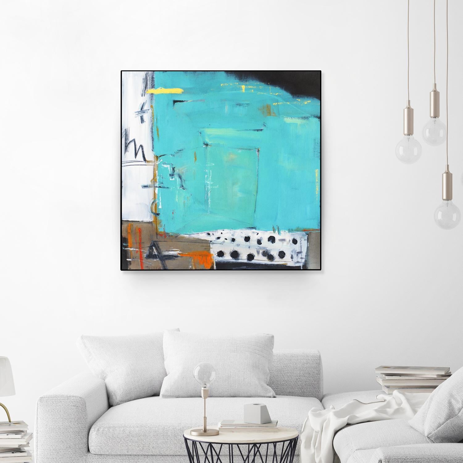 Ocean Side Café by Mark Pulliam on GIANT ART - white abstract