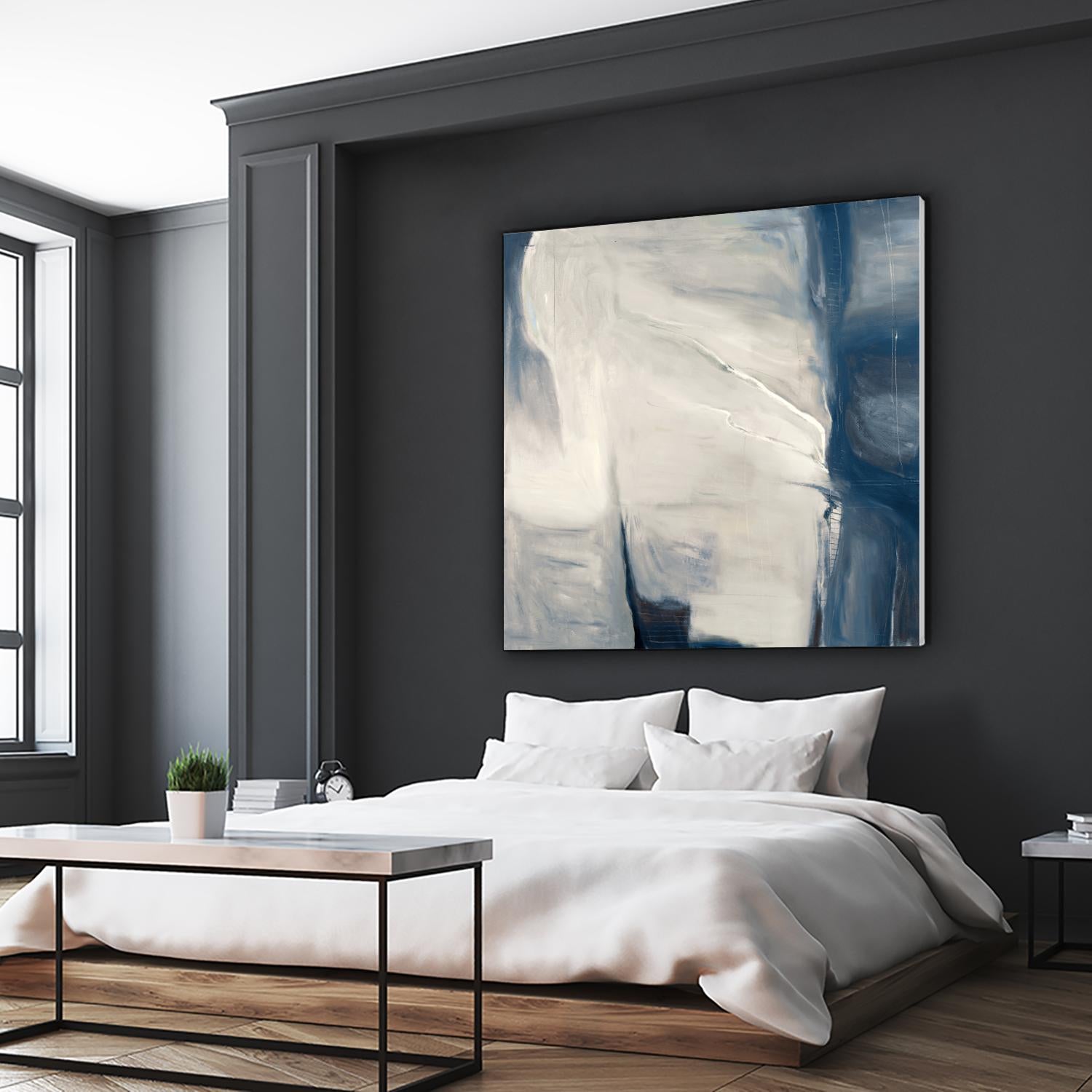 Serene by Mark Pulliam on GIANT ART - beige abstract