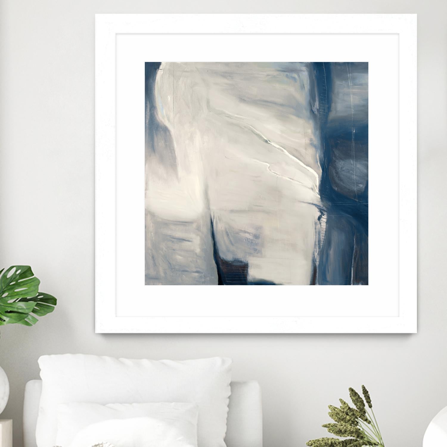 Serene by Mark Pulliam on GIANT ART - beige abstract