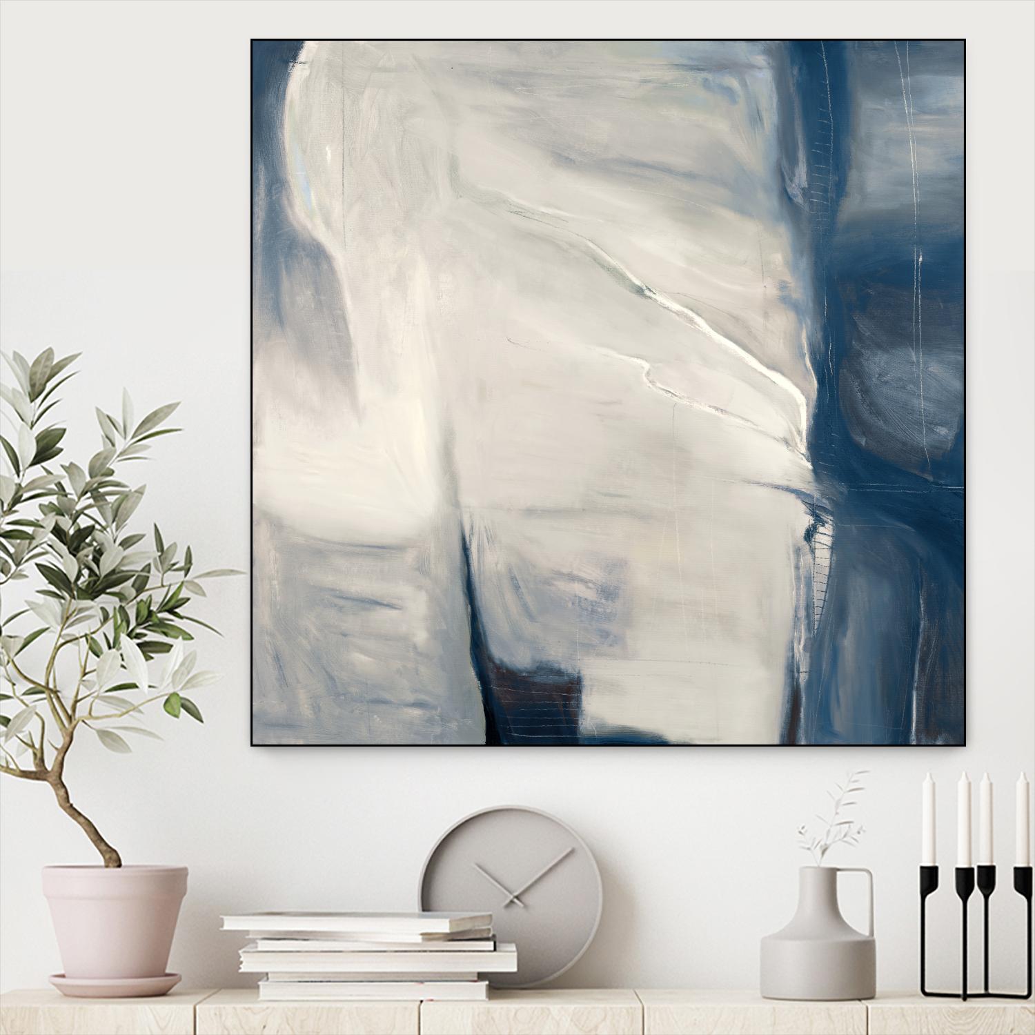 Serene by Mark Pulliam on GIANT ART - beige abstract