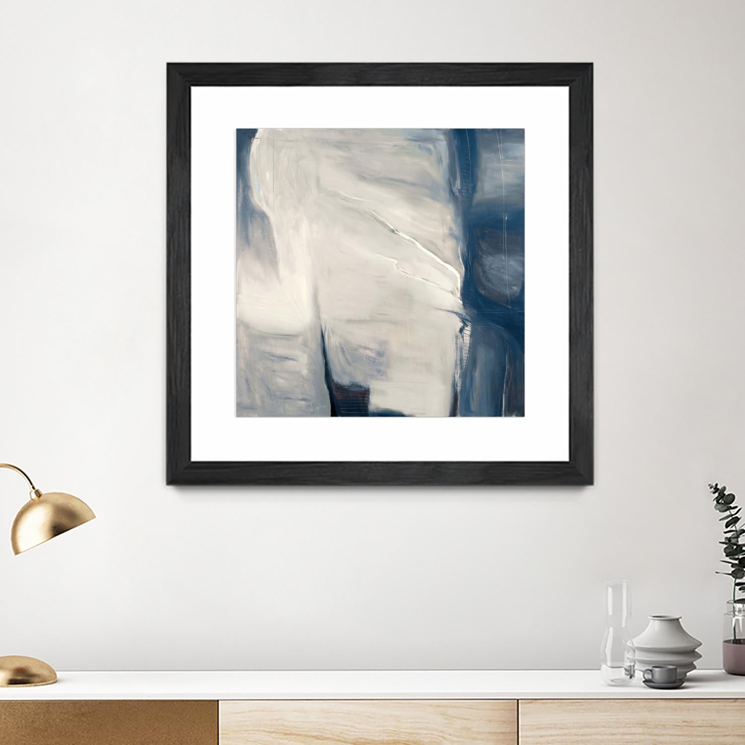 Serene by Mark Pulliam on GIANT ART - beige abstract