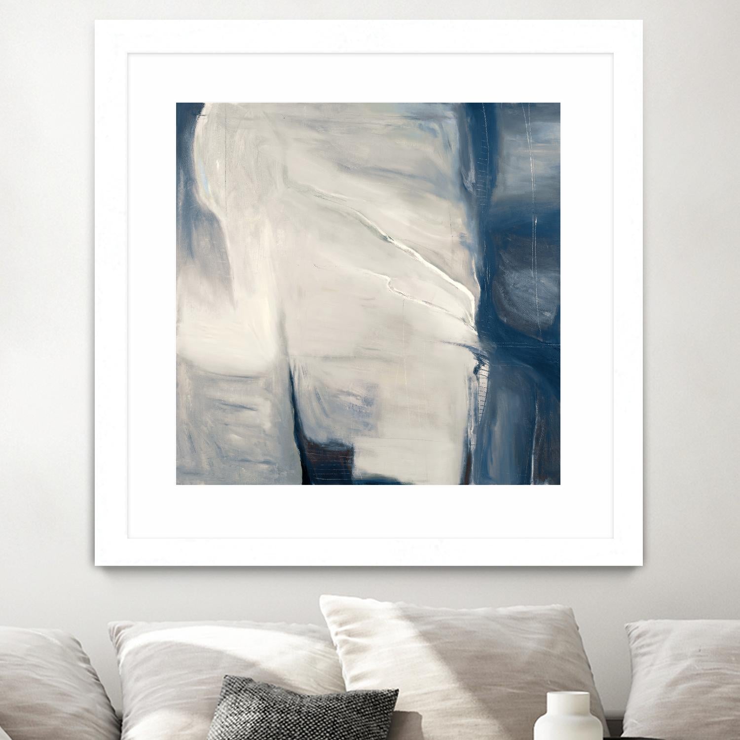 Serene by Mark Pulliam on GIANT ART - beige abstract