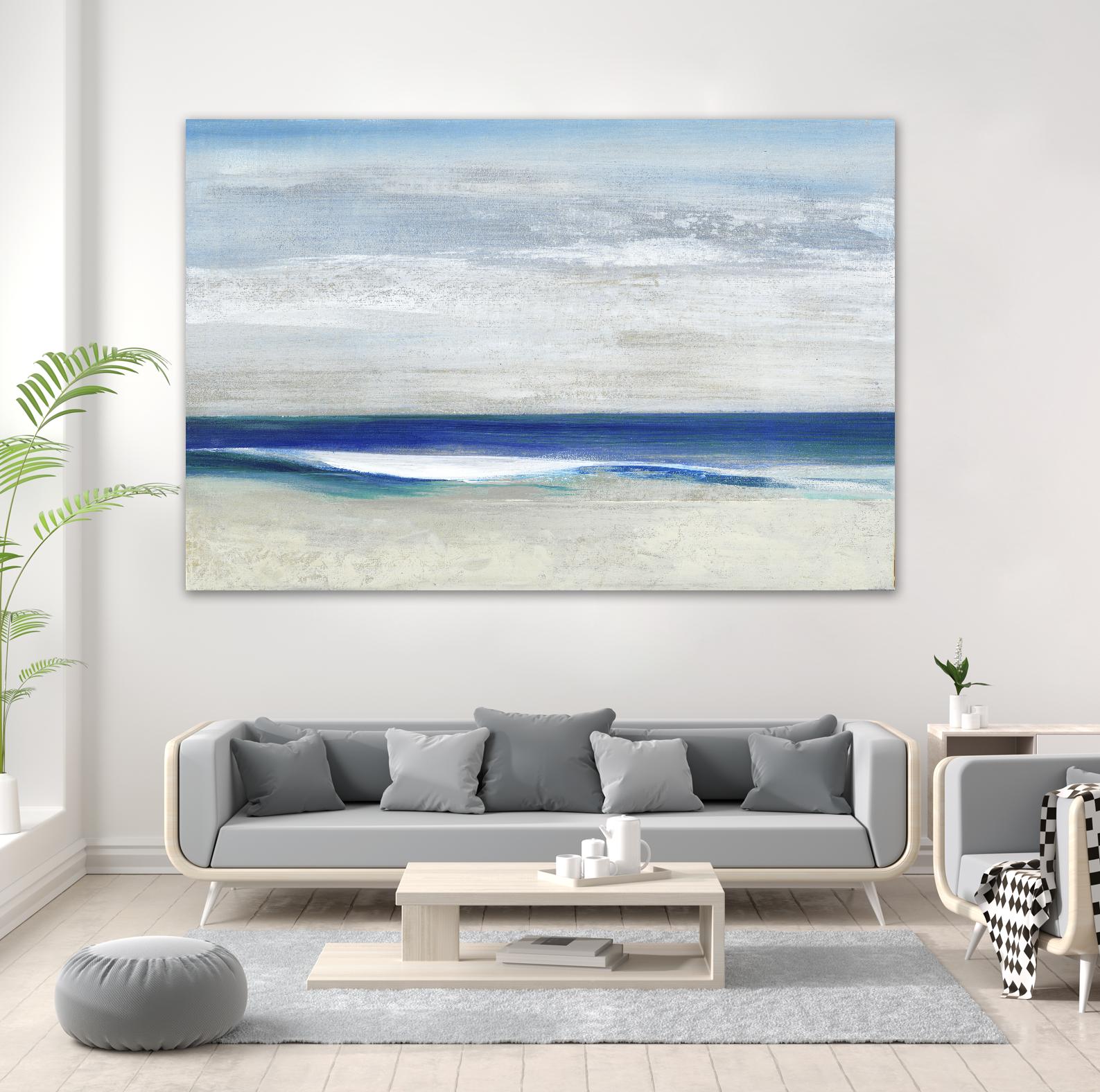 Summers End by Maya Woods on GIANT ART - beige abstract