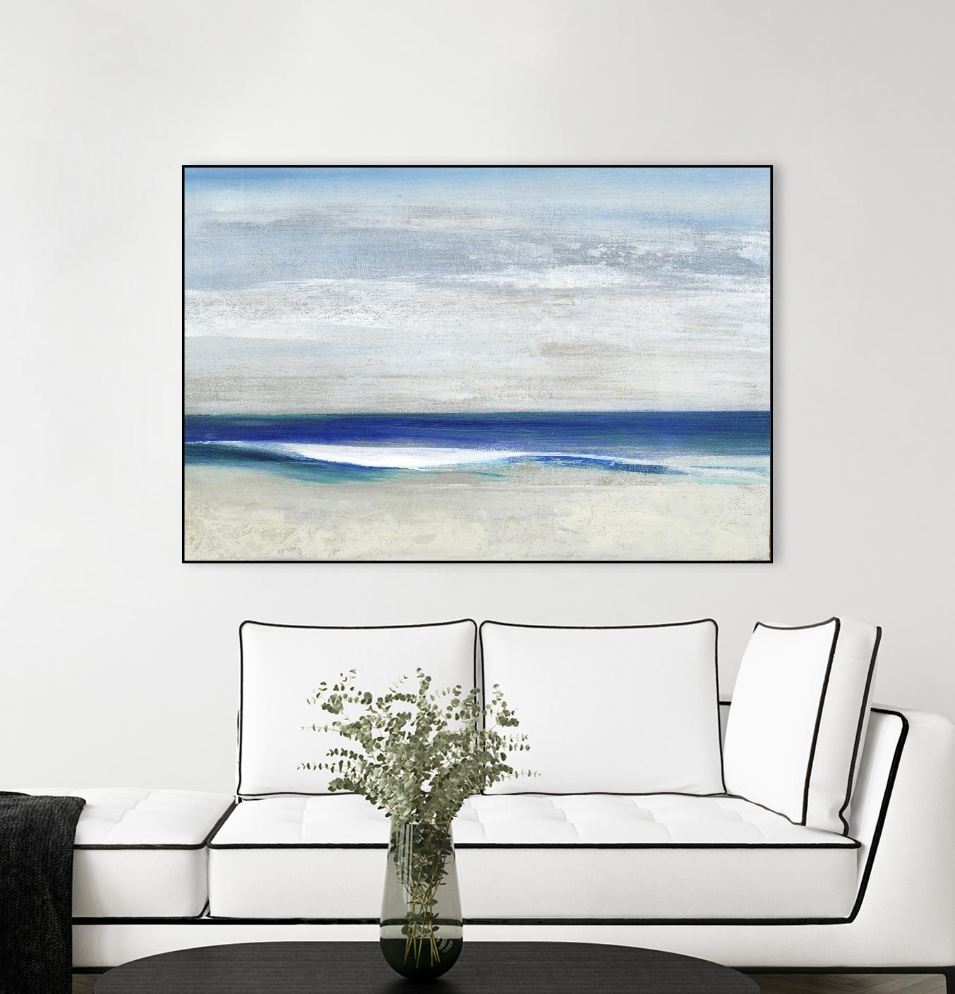 Summers End by Maya Woods on GIANT ART - beige abstract