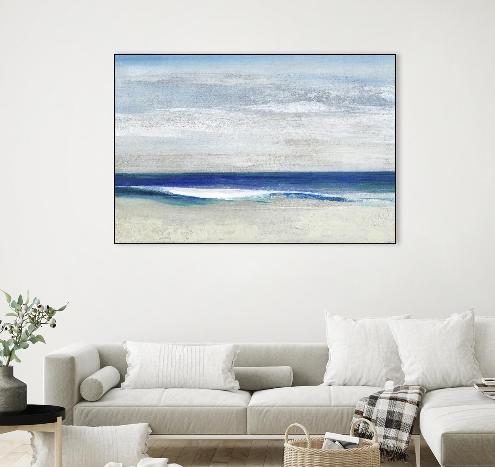 Summers End by Maya Woods on GIANT ART - beige abstract