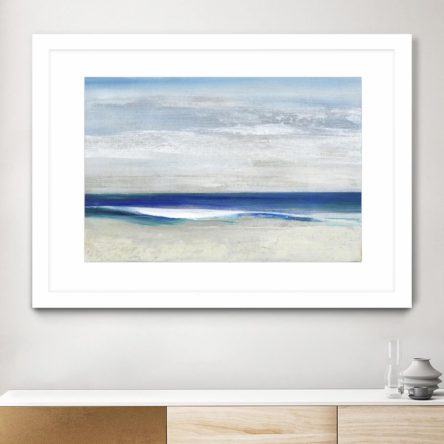 Summers End by Maya Woods on GIANT ART - beige abstract