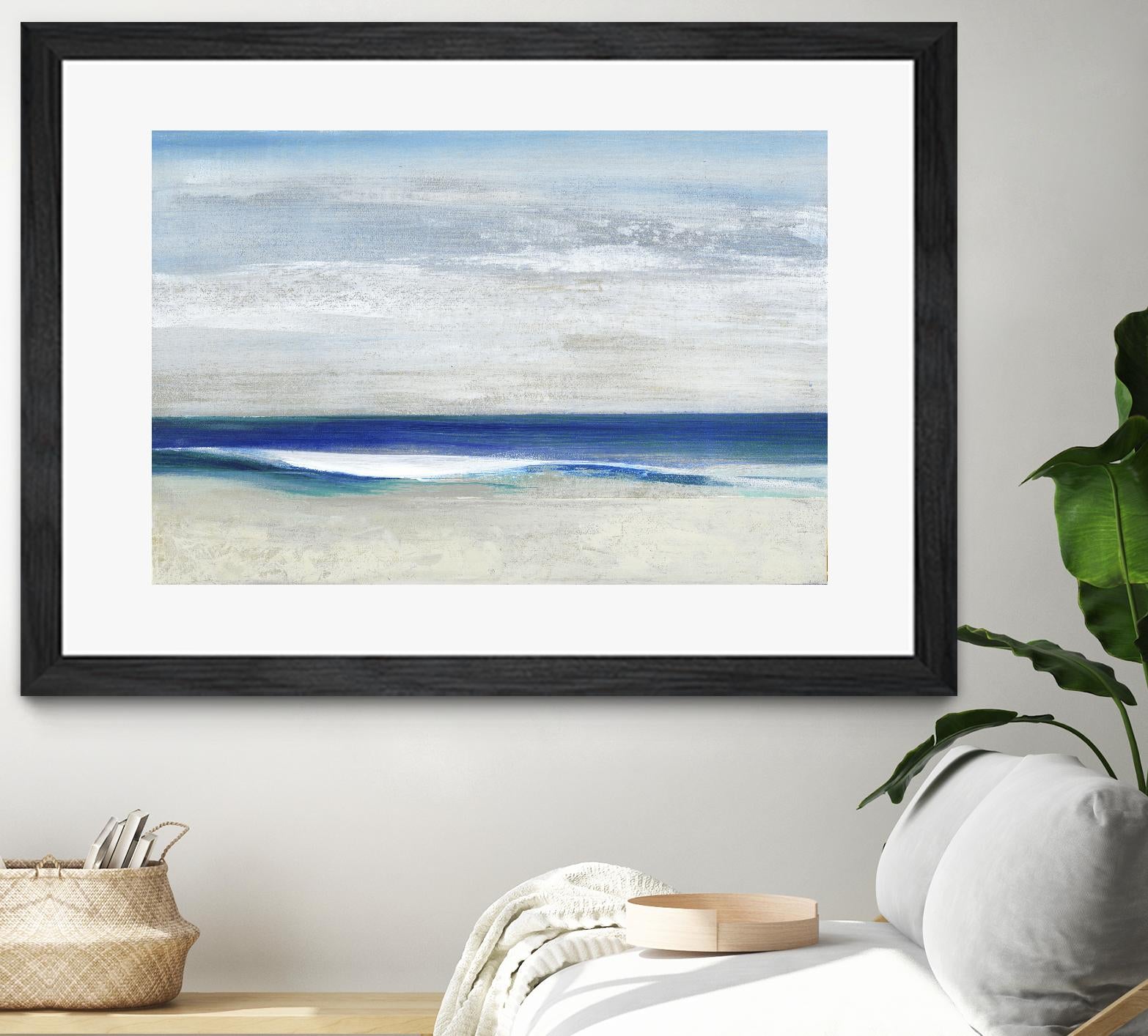 Summers End by Maya Woods on GIANT ART - beige abstract