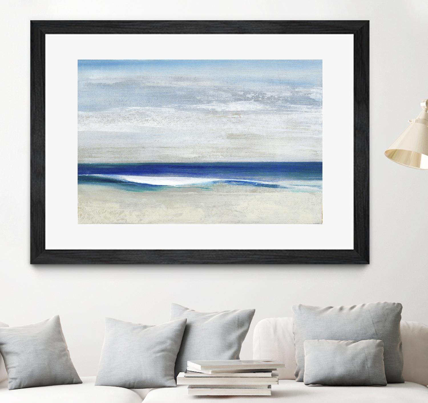 Summers End by Maya Woods on GIANT ART - beige abstract