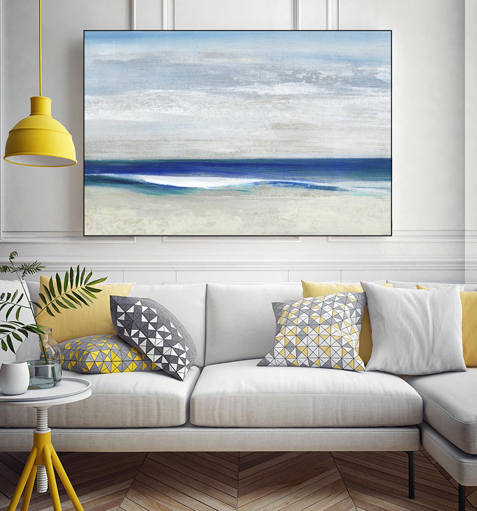 Summers End by Maya Woods on GIANT ART - beige abstract