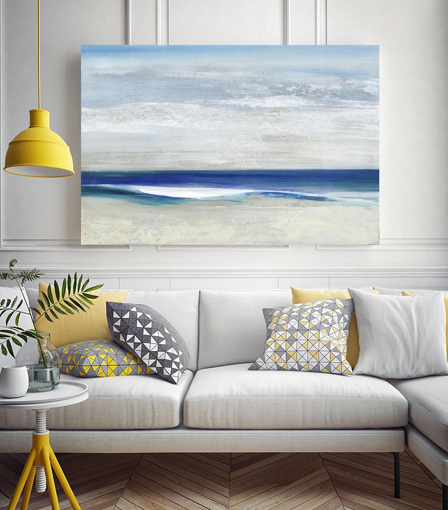 Summers End by Maya Woods on GIANT ART - beige abstract