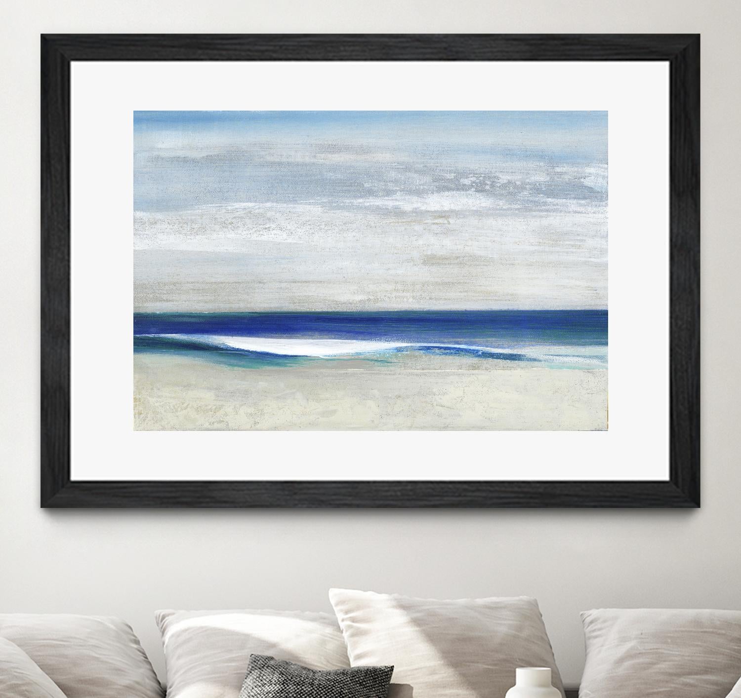 Summers End by Maya Woods on GIANT ART - beige abstract