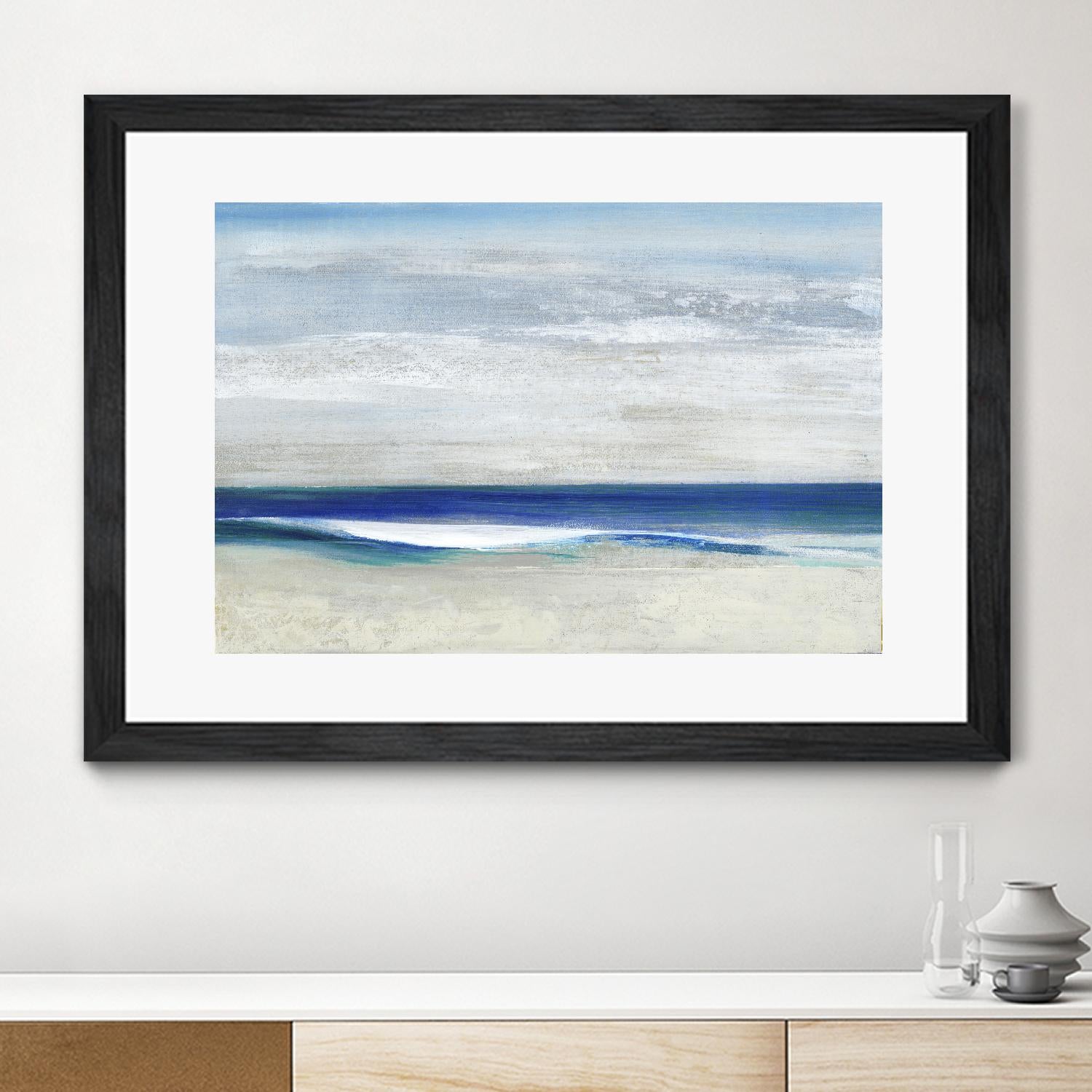 Summers End by Maya Woods on GIANT ART - beige abstract