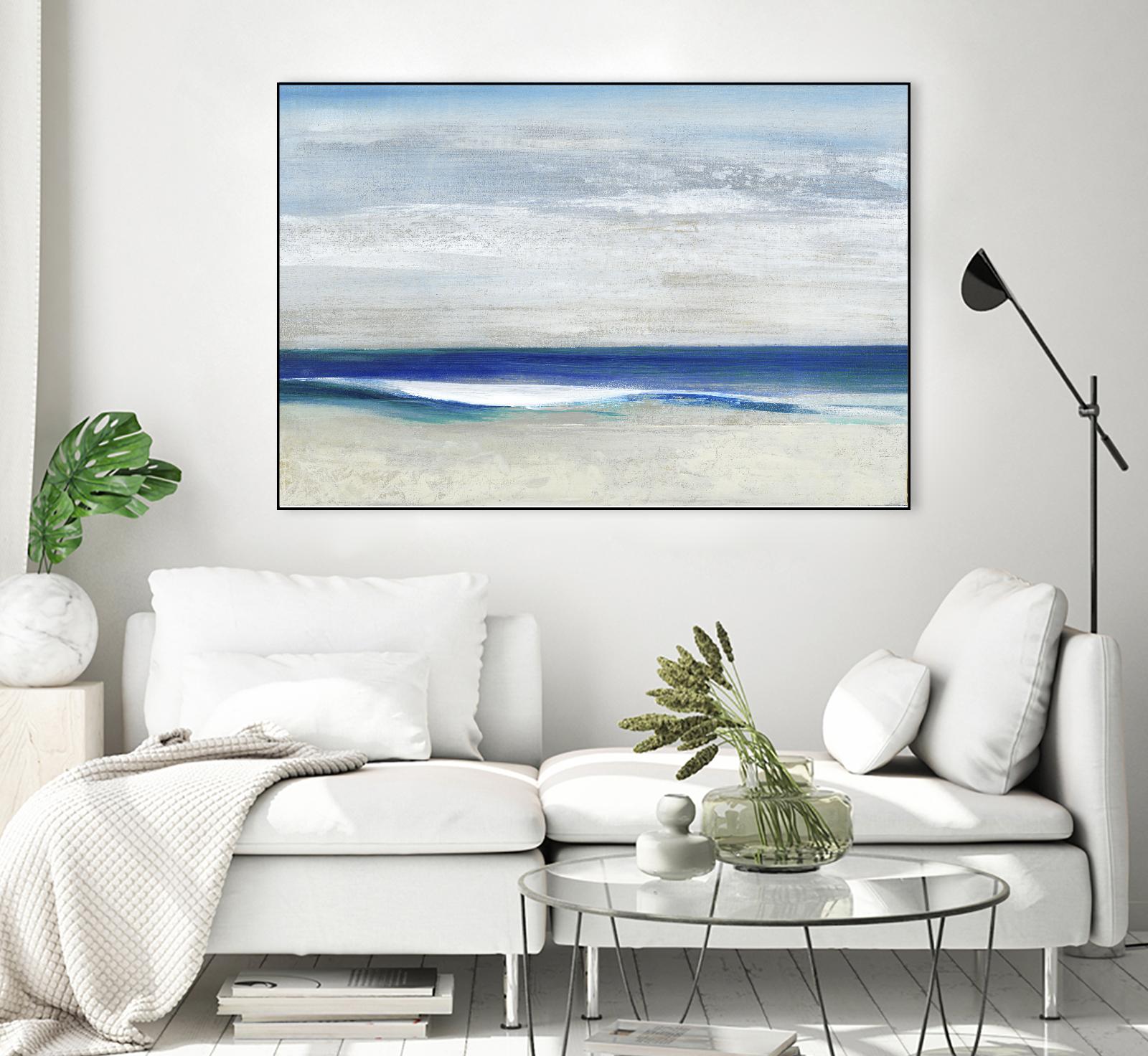 Summers End by Maya Woods on GIANT ART - beige abstract