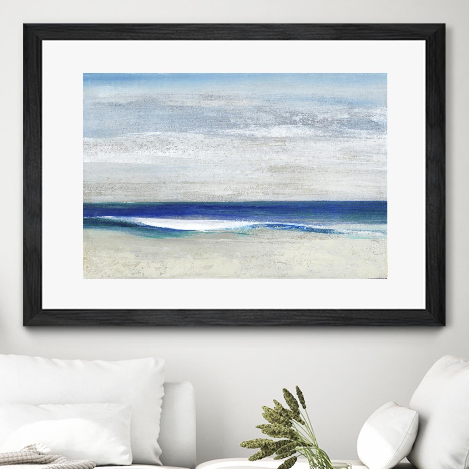 Summers End by Maya Woods on GIANT ART - beige abstract