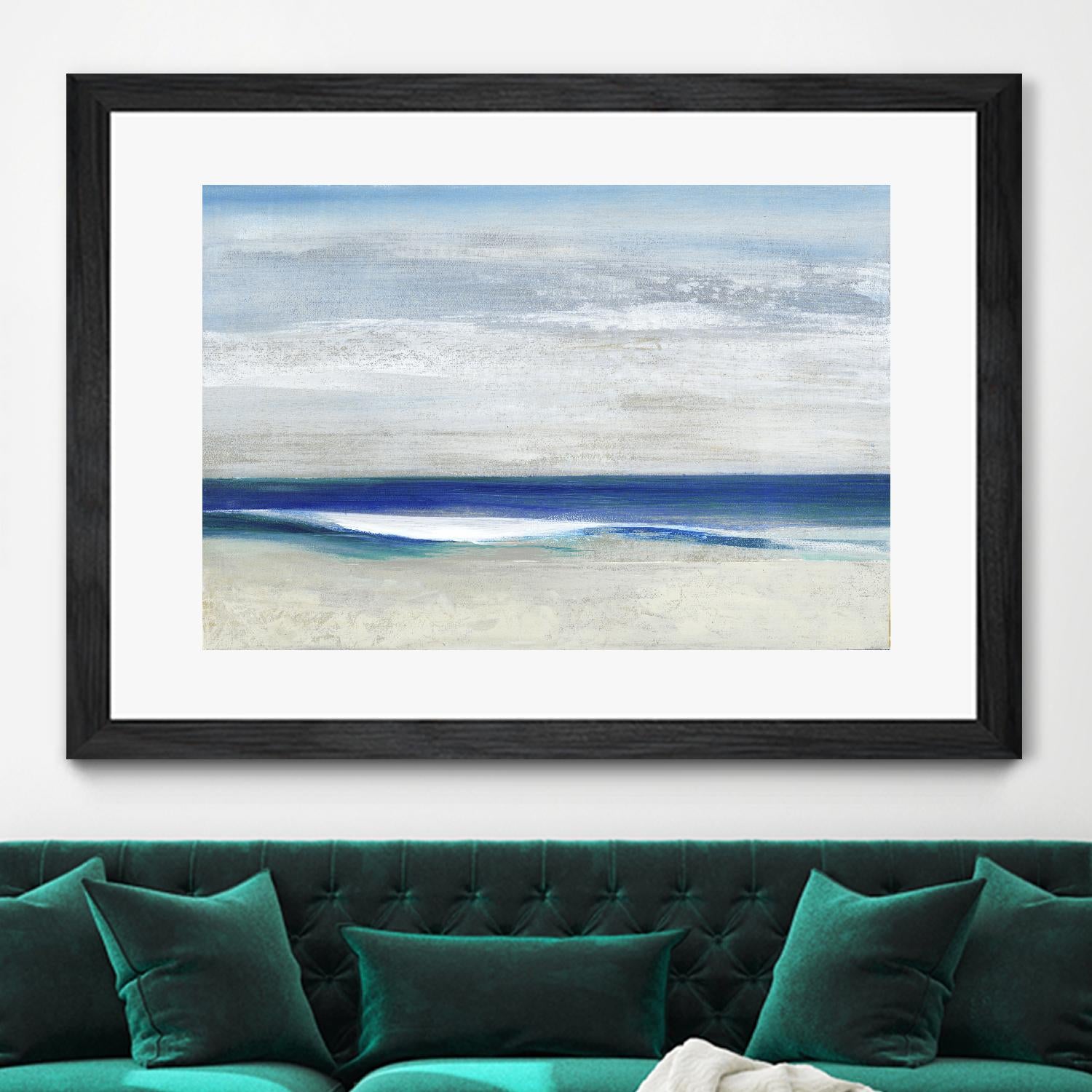 Summers End by Maya Woods on GIANT ART - beige abstract