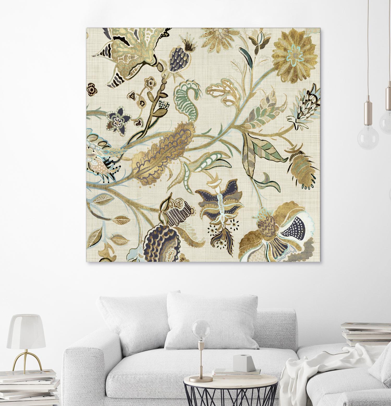 Mythos I by Maya Woods on GIANT ART - brown floral