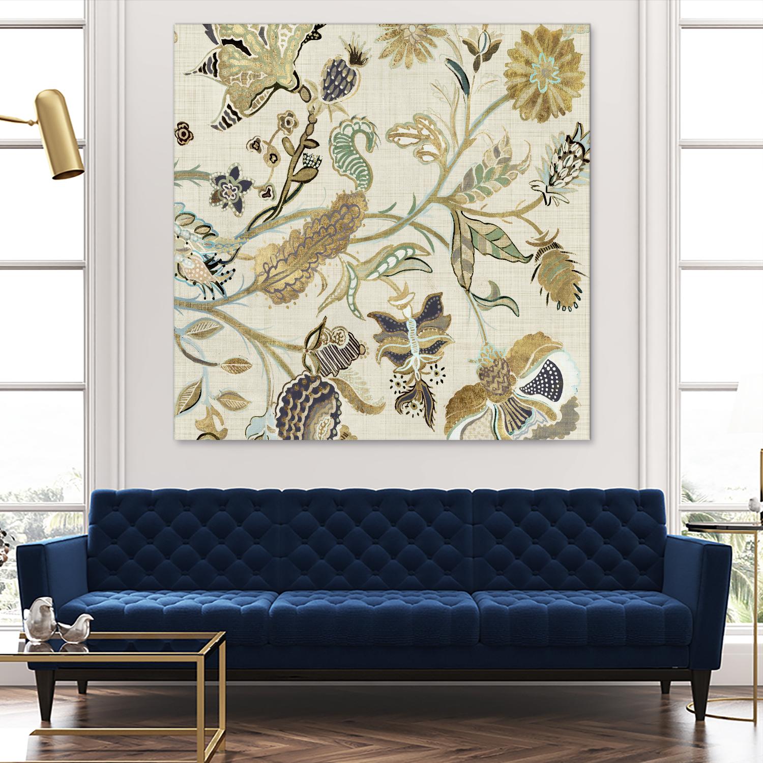 Mythos I by Maya Woods on GIANT ART - brown floral
