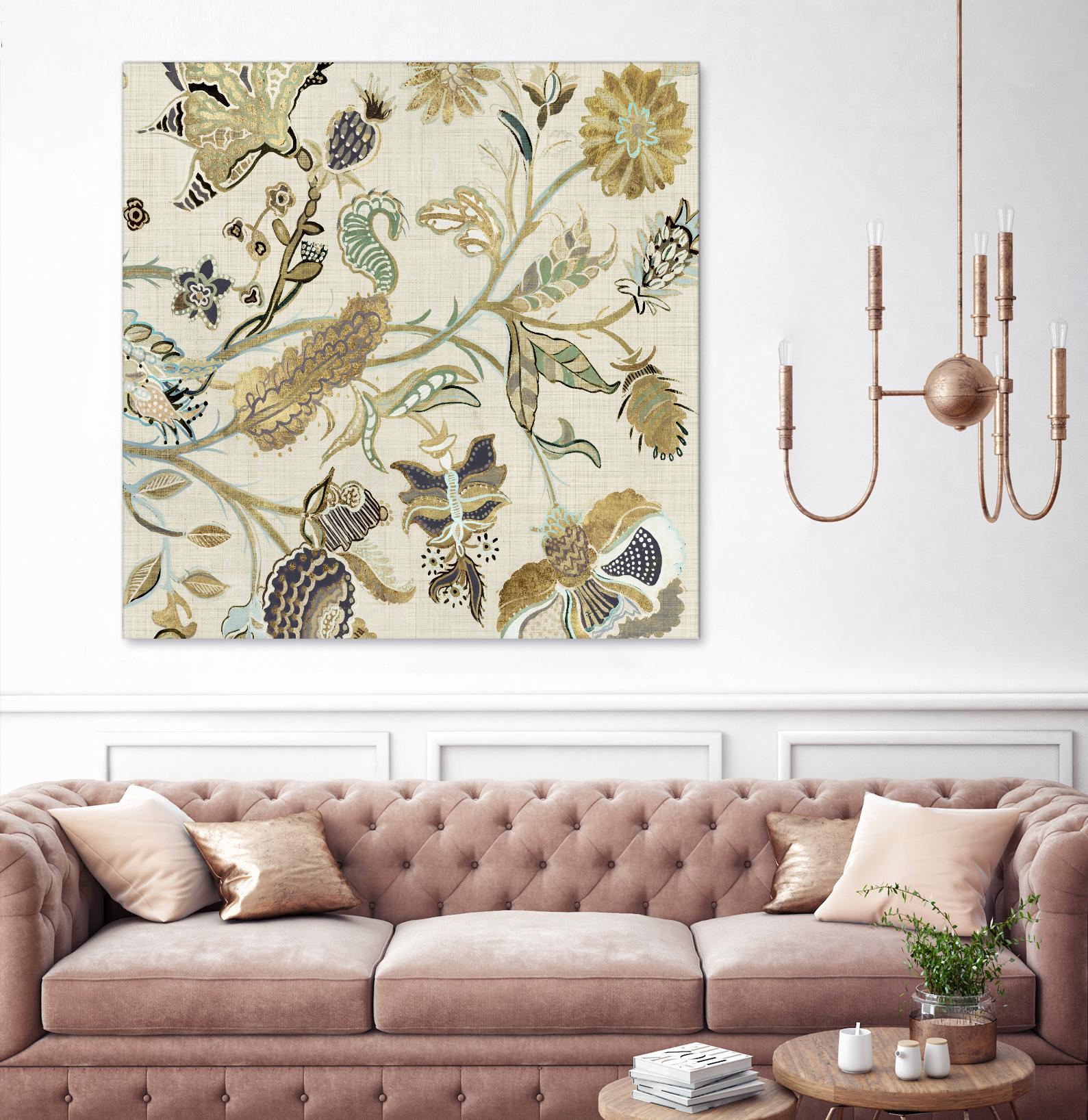 Mythos I by Maya Woods on GIANT ART - brown floral