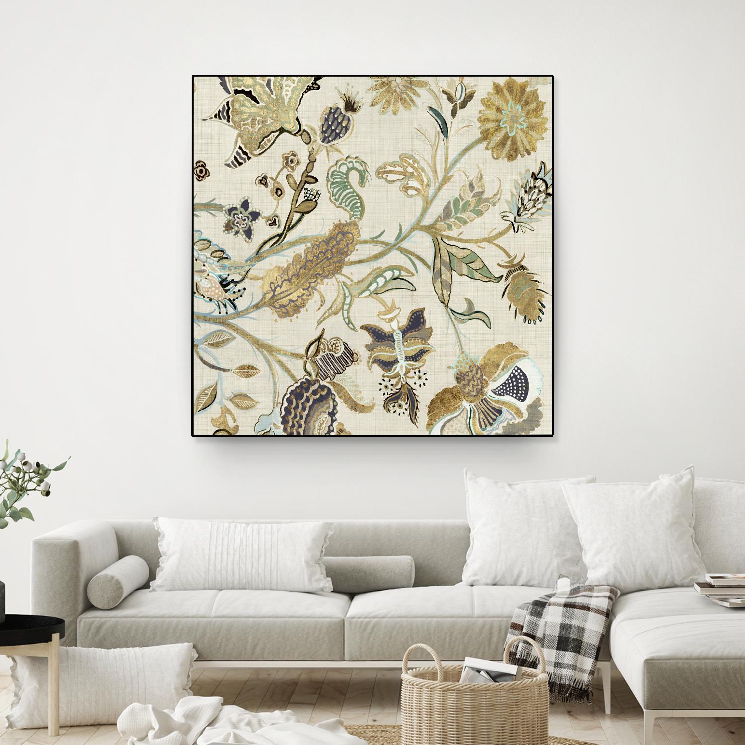 Mythos I by Maya Woods on GIANT ART - brown floral