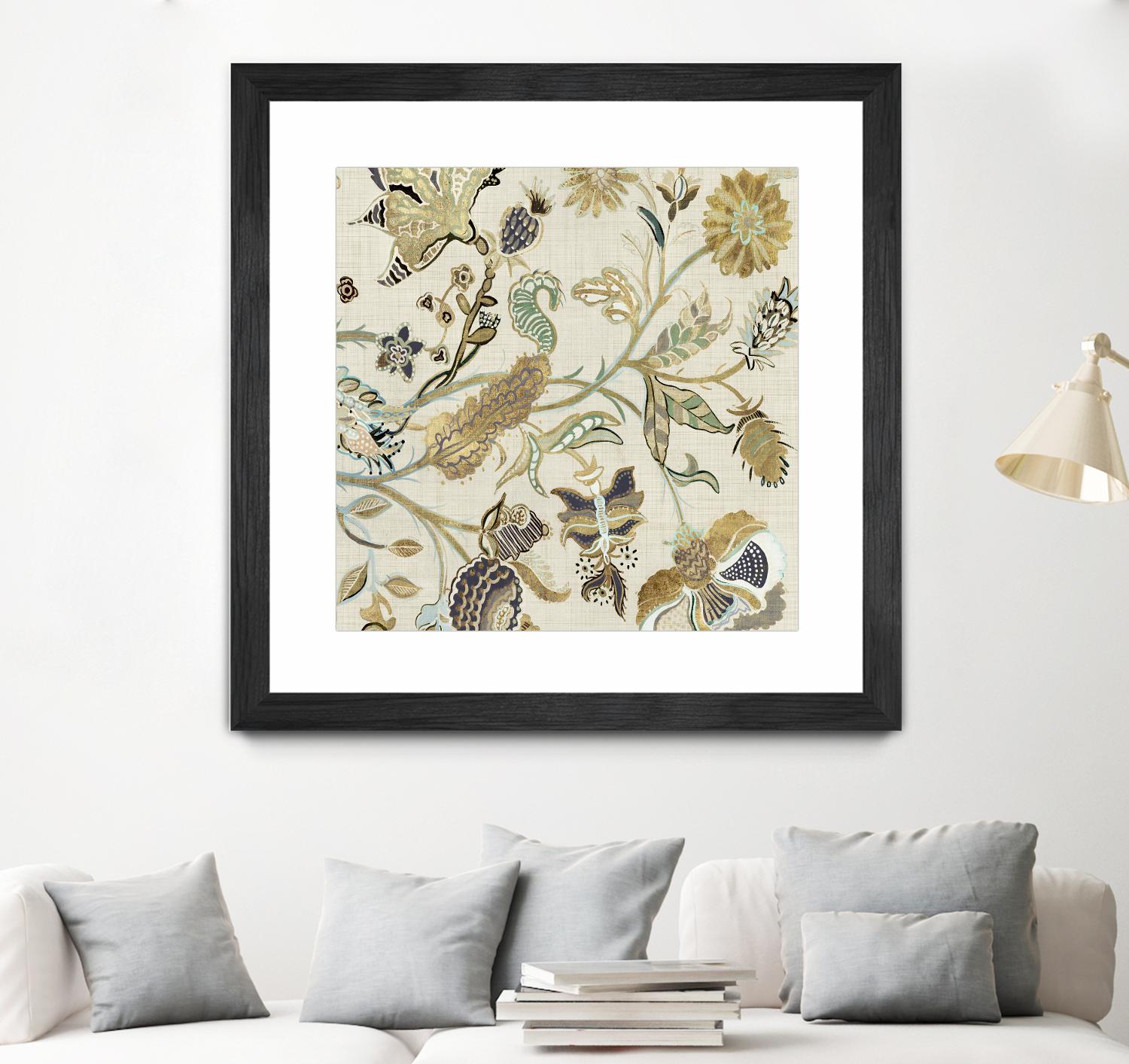 Mythos I by Maya Woods on GIANT ART - brown floral
