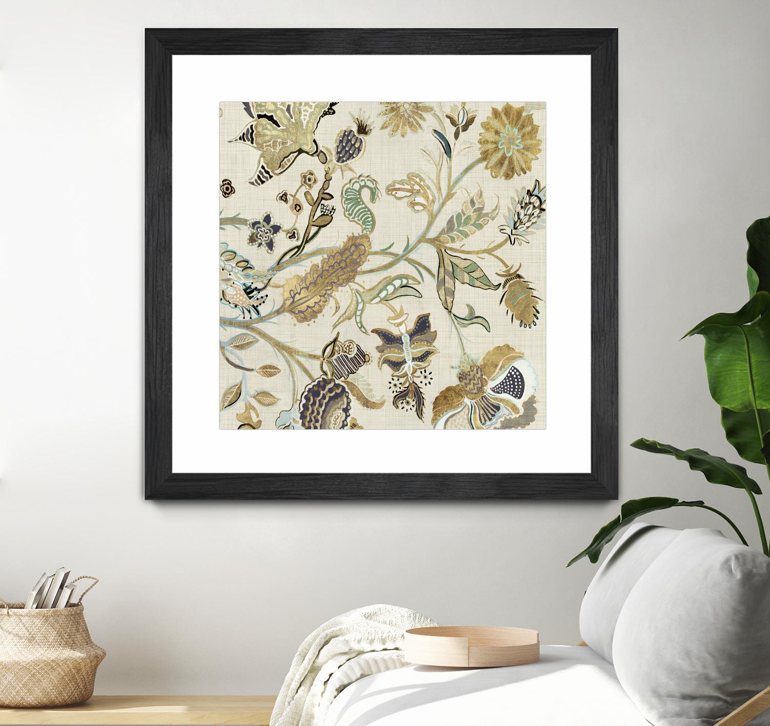 Mythos I by Maya Woods on GIANT ART - brown floral