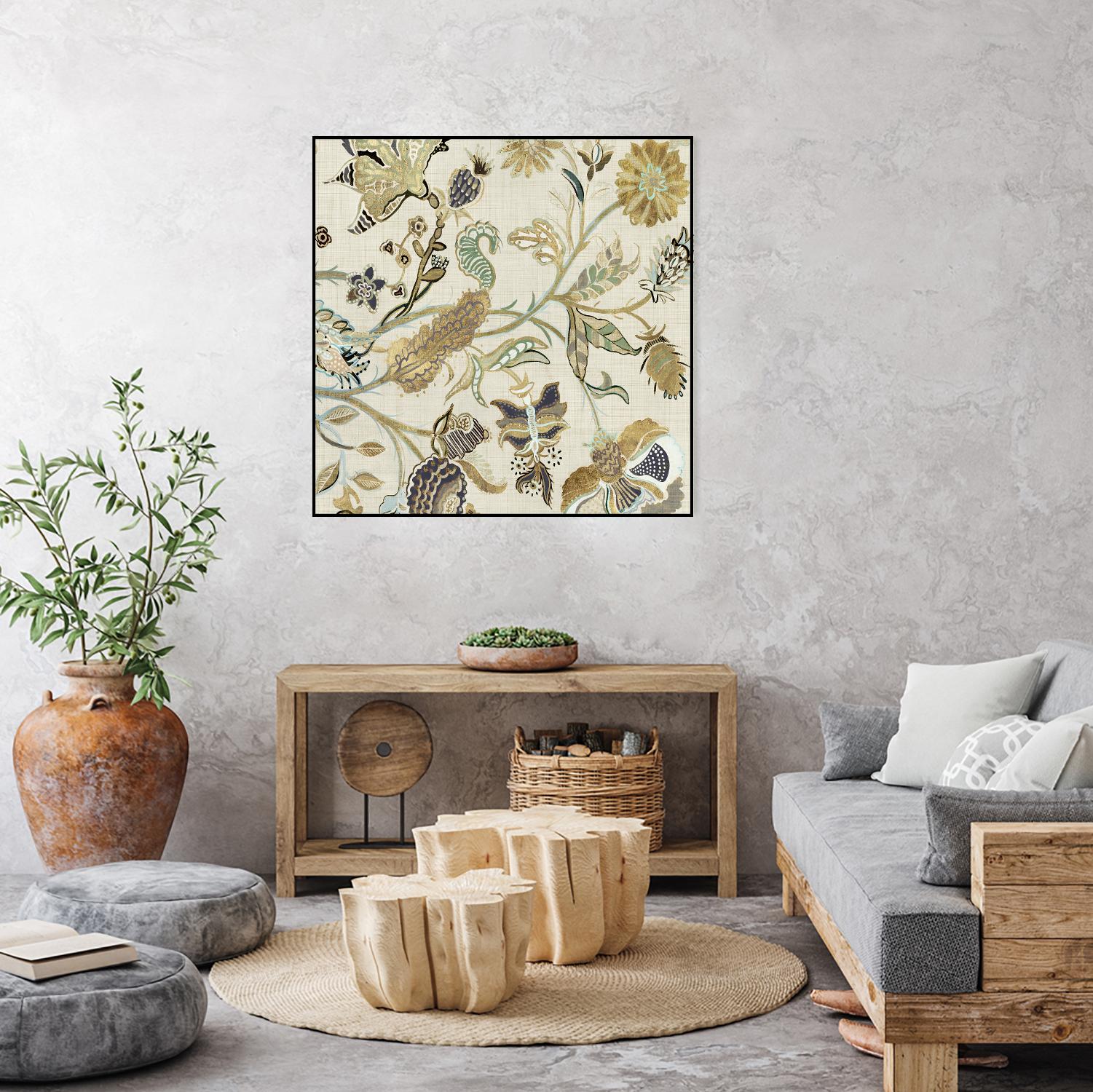 Mythos I by Maya Woods on GIANT ART - brown floral