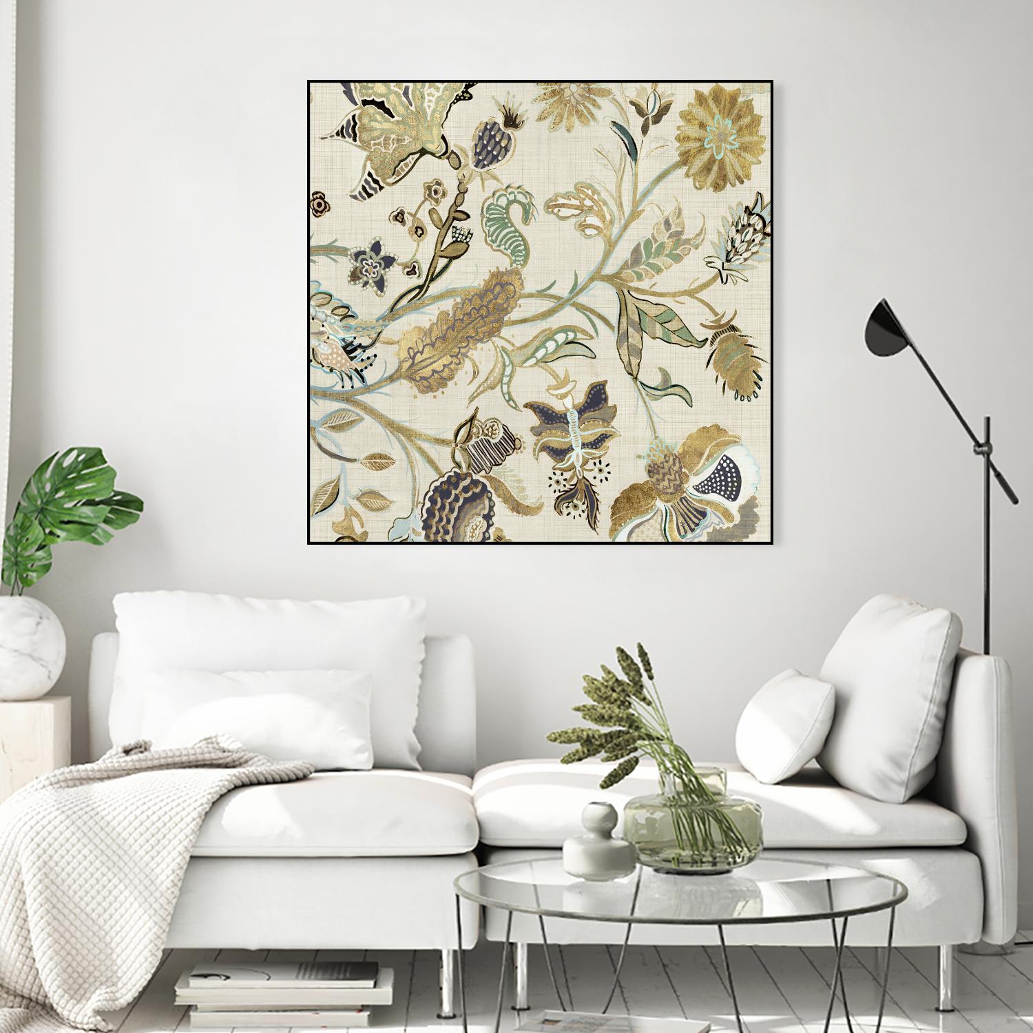 Mythos I by Maya Woods on GIANT ART - brown floral
