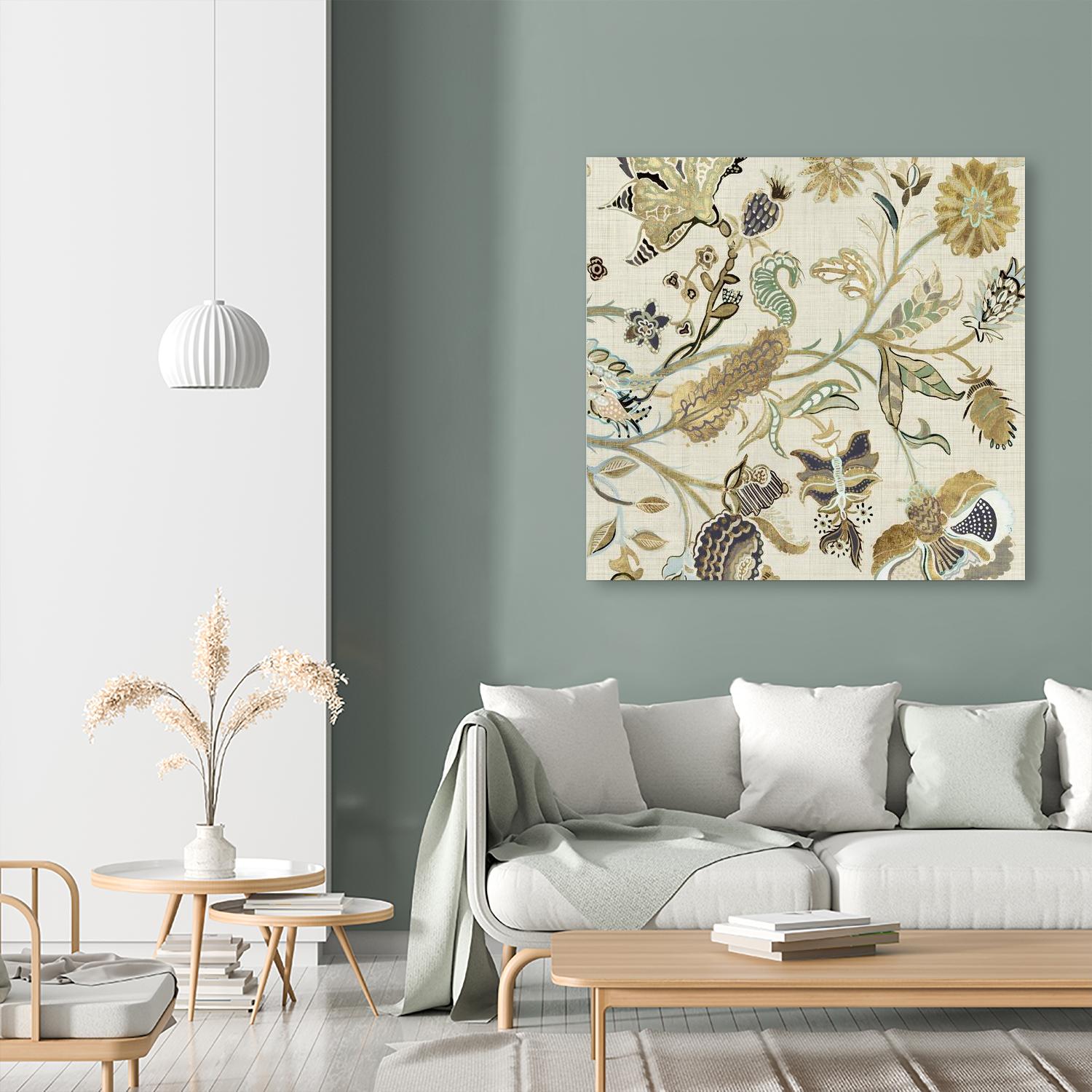 Mythos I by Maya Woods on GIANT ART - brown floral