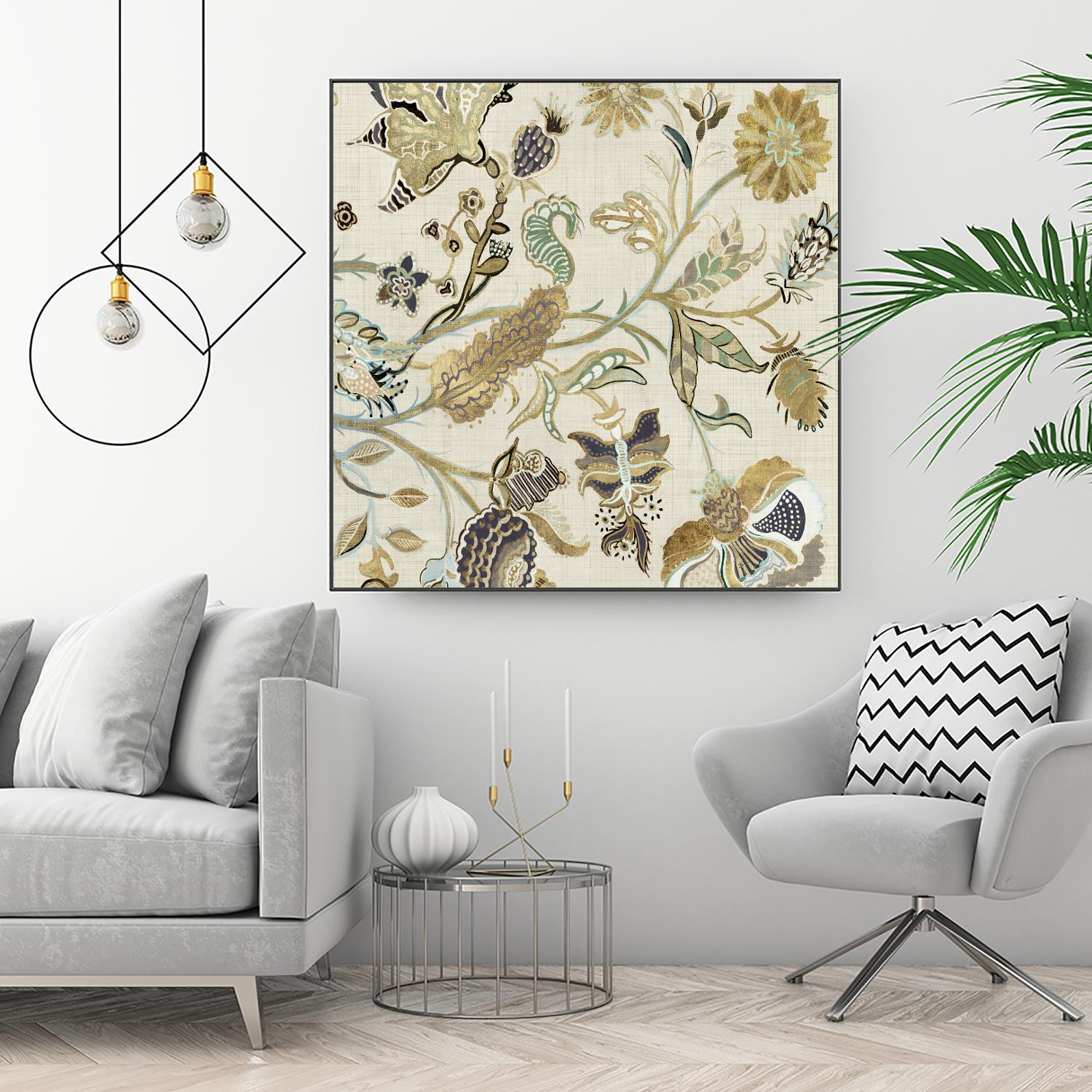 Mythos I by Maya Woods on GIANT ART - brown floral