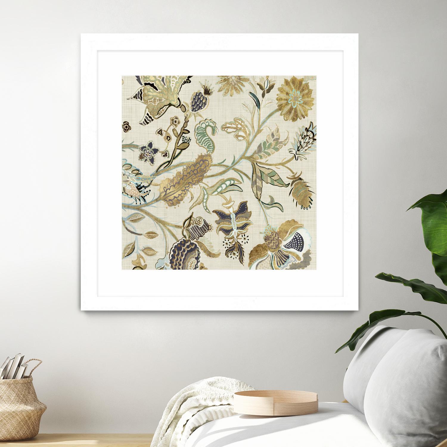 Mythos I by Maya Woods on GIANT ART - brown floral