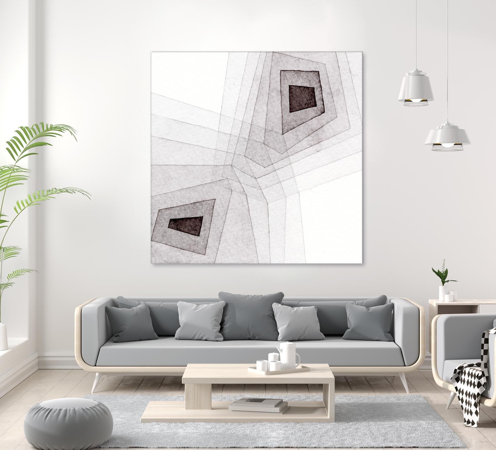 Meld III by Nikki Galapon on GIANT ART - white contemporary