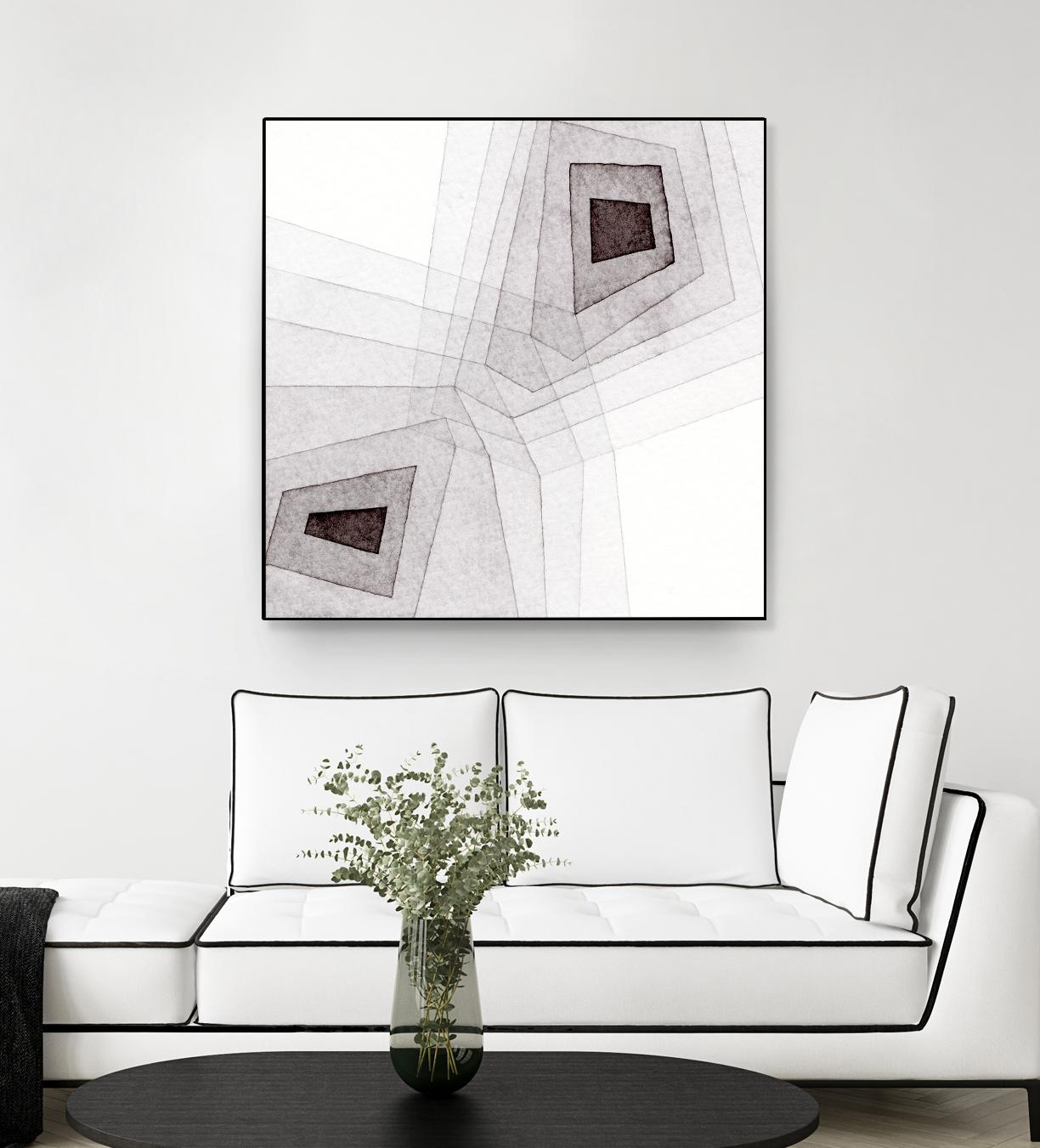 Meld III by Nikki Galapon on GIANT ART - white contemporary