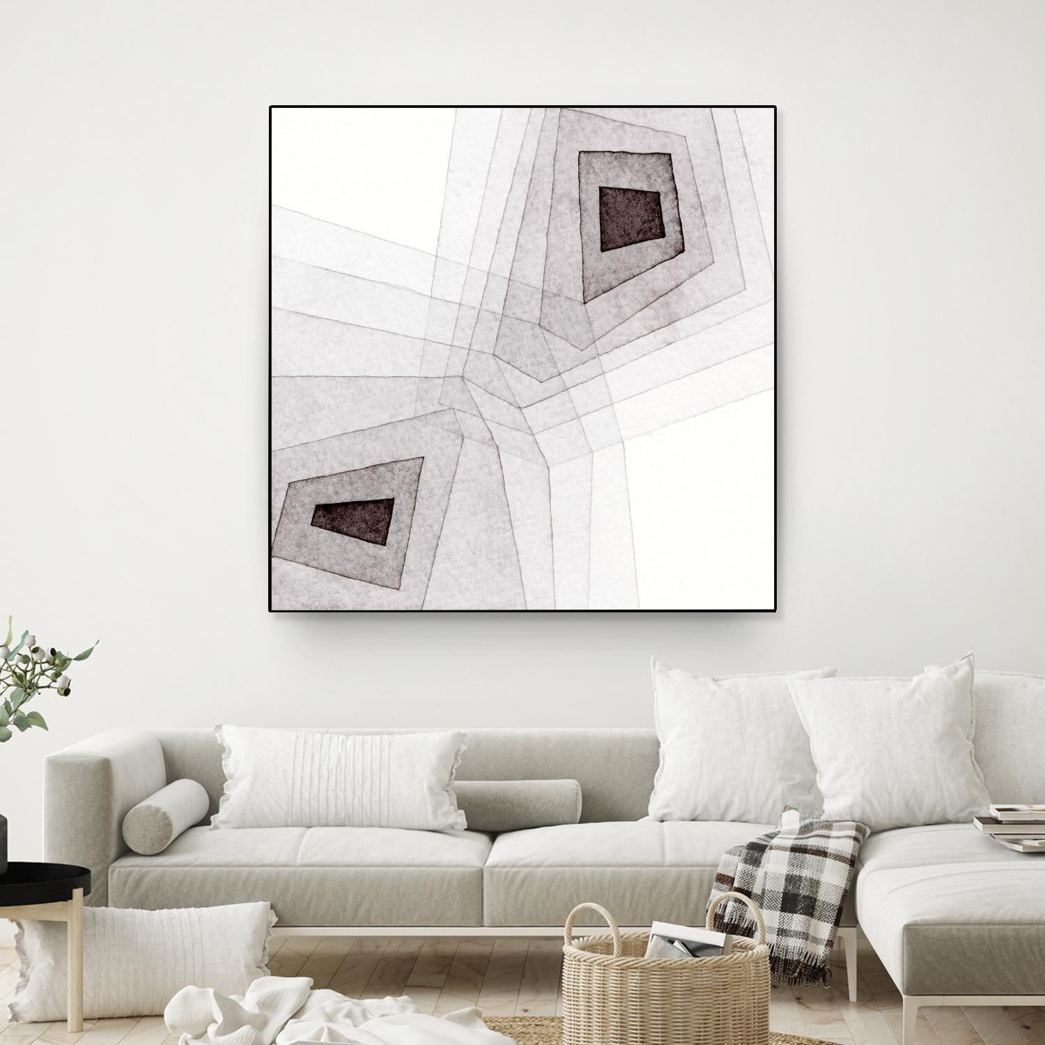 Meld III by Nikki Galapon on GIANT ART - white contemporary