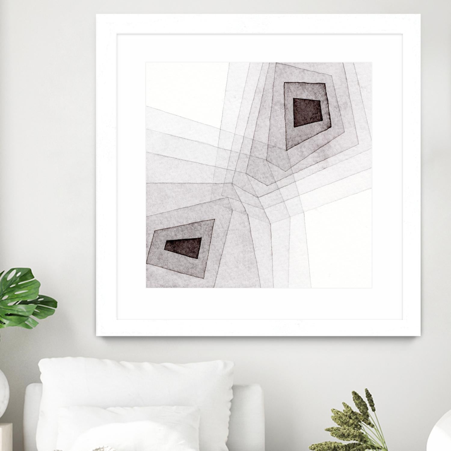 Meld III by Nikki Galapon on GIANT ART - white contemporary