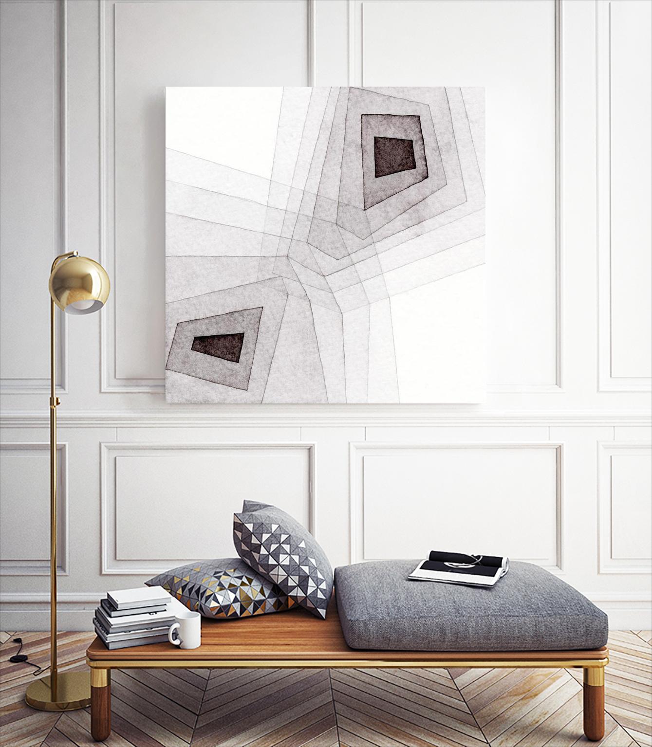 Meld III by Nikki Galapon on GIANT ART - white contemporary