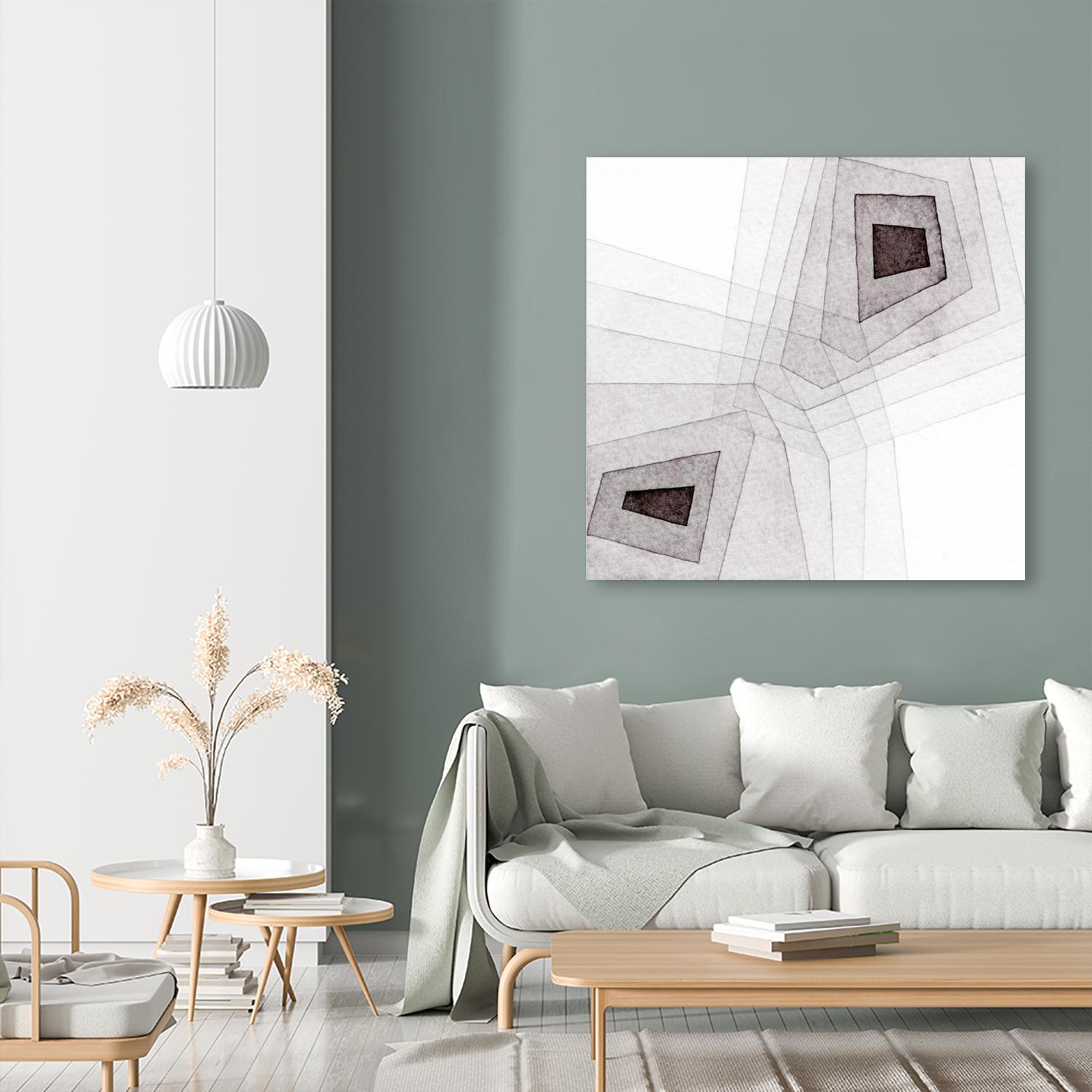 Meld III by Nikki Galapon on GIANT ART - white contemporary