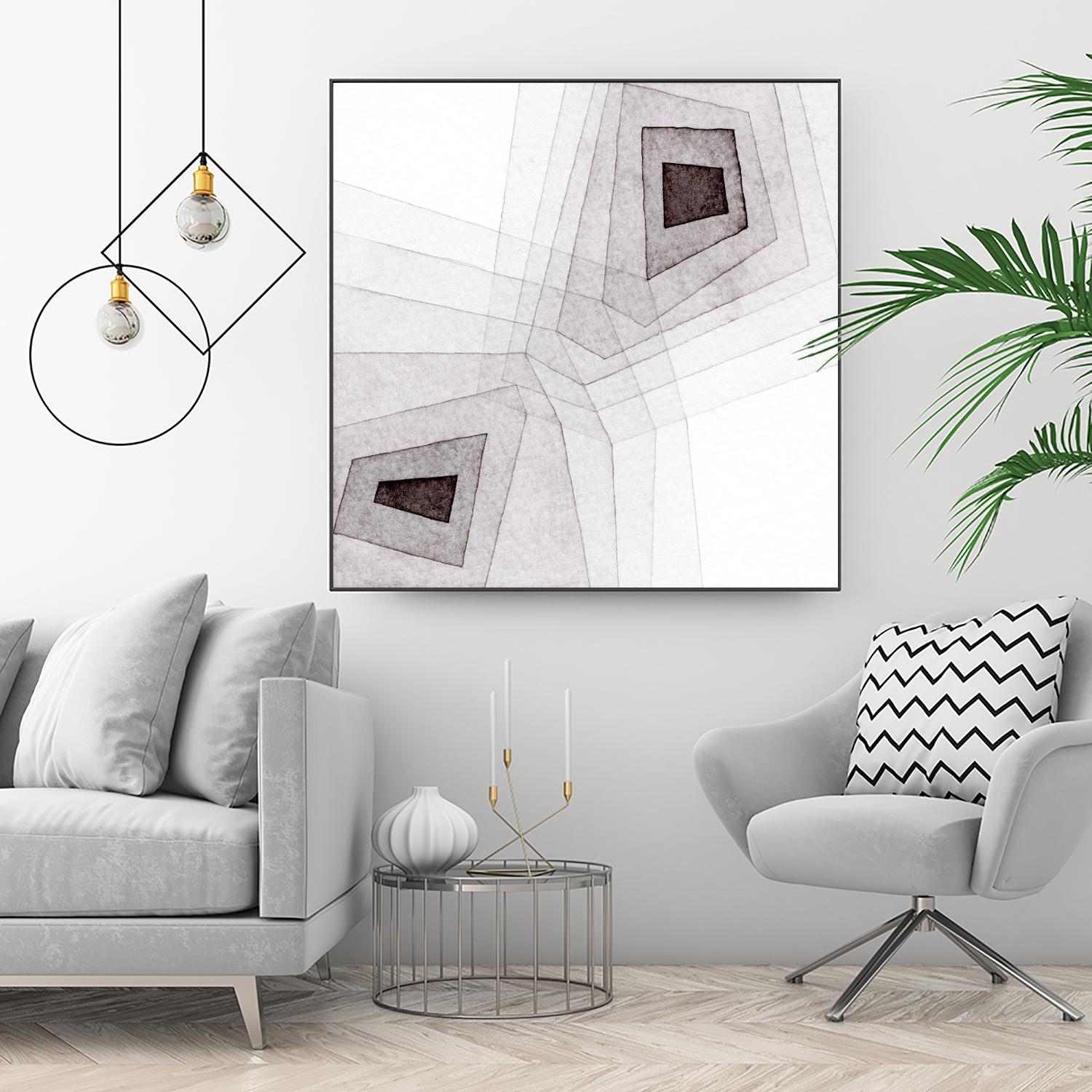 Meld III by Nikki Galapon on GIANT ART - white contemporary