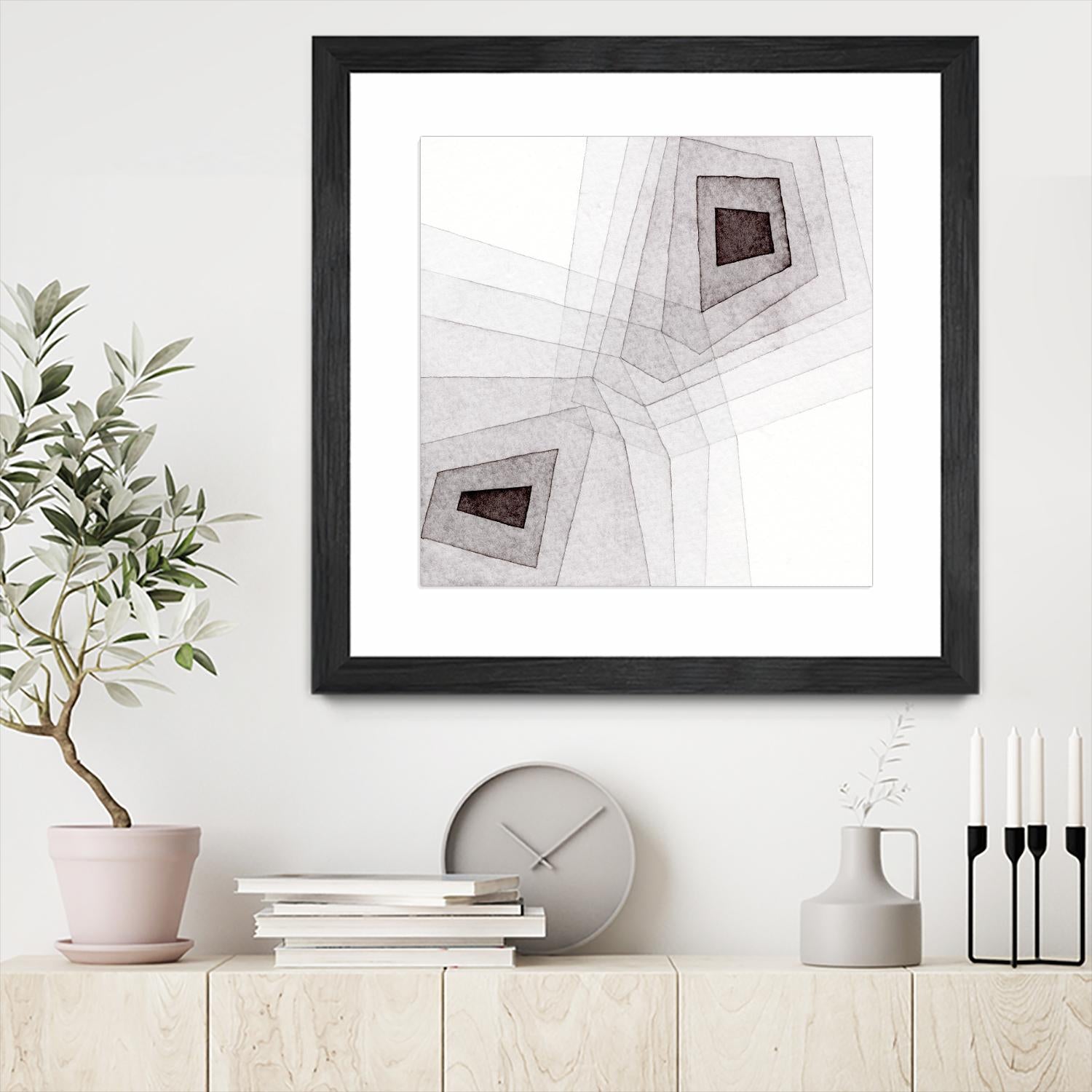 Meld III by Nikki Galapon on GIANT ART - white contemporary